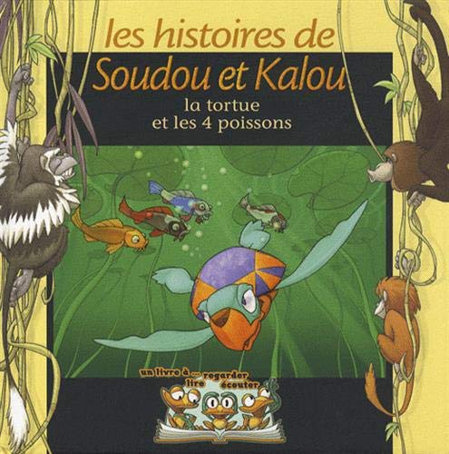 La tortue et les quatre poissons book