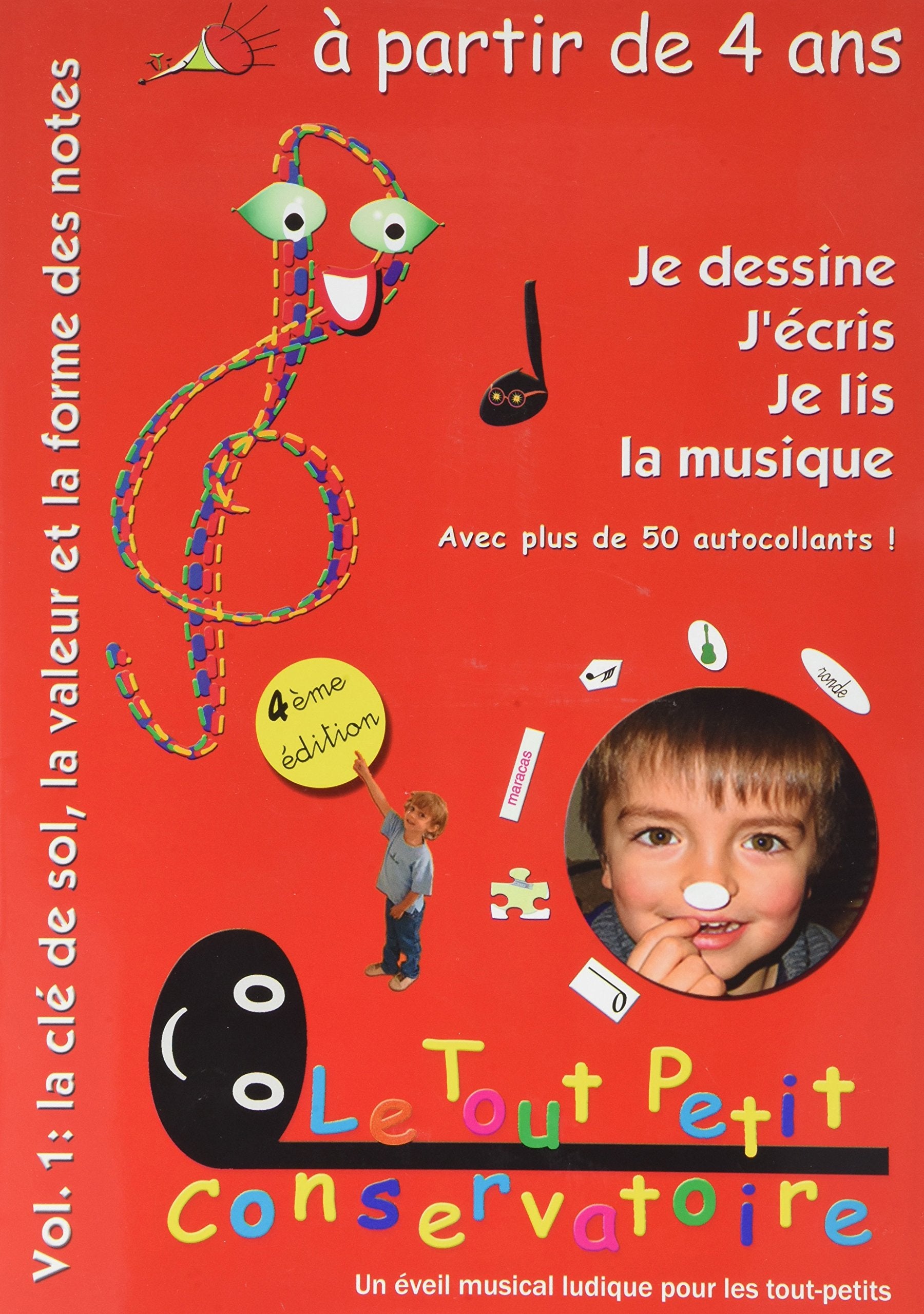 Vol. 1: la clé de sol, la valeur et la forme des notes 4/6 ans Sheet Music