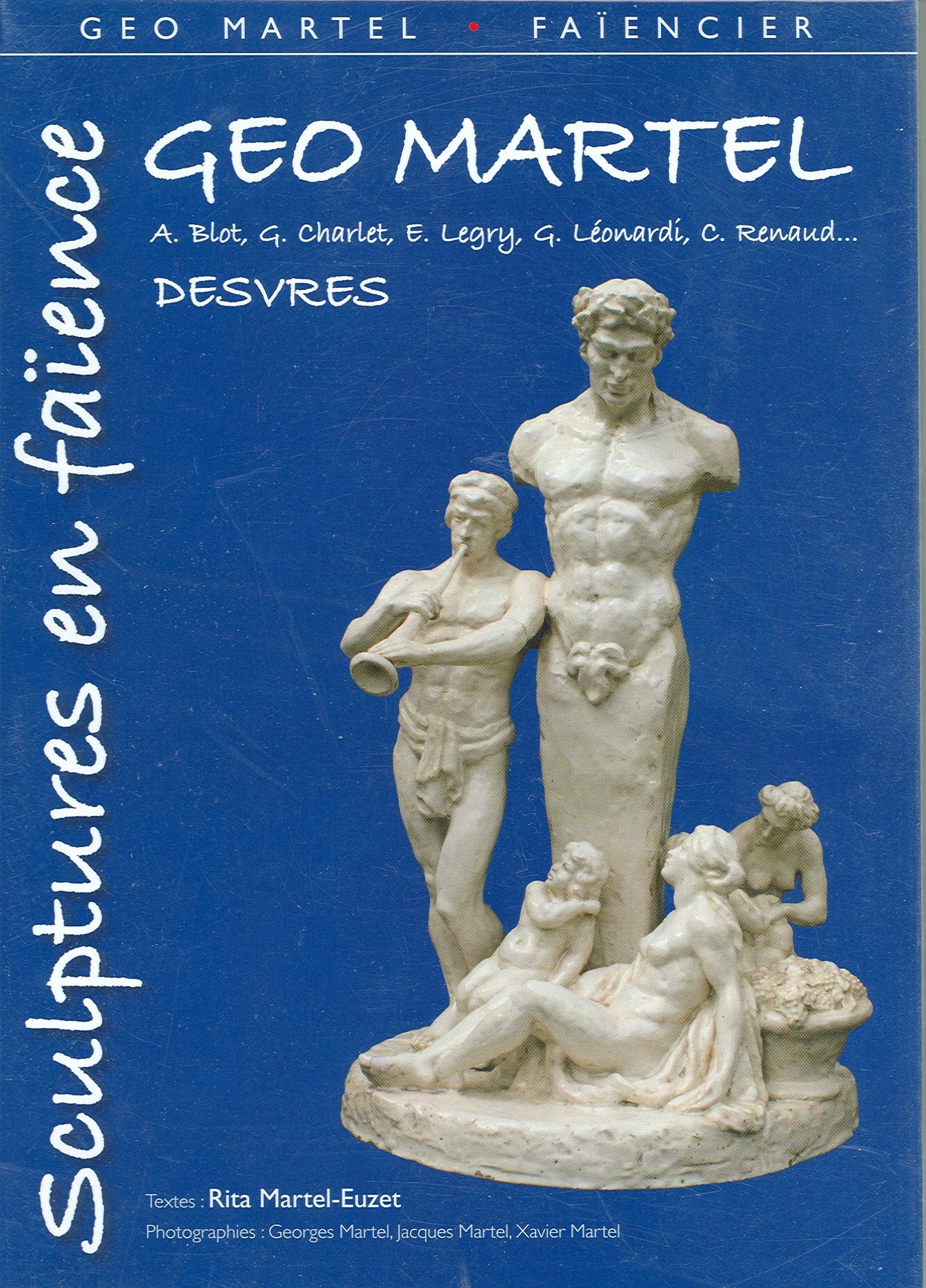 Géo Martel, sculptures en faïence, Desvres Books