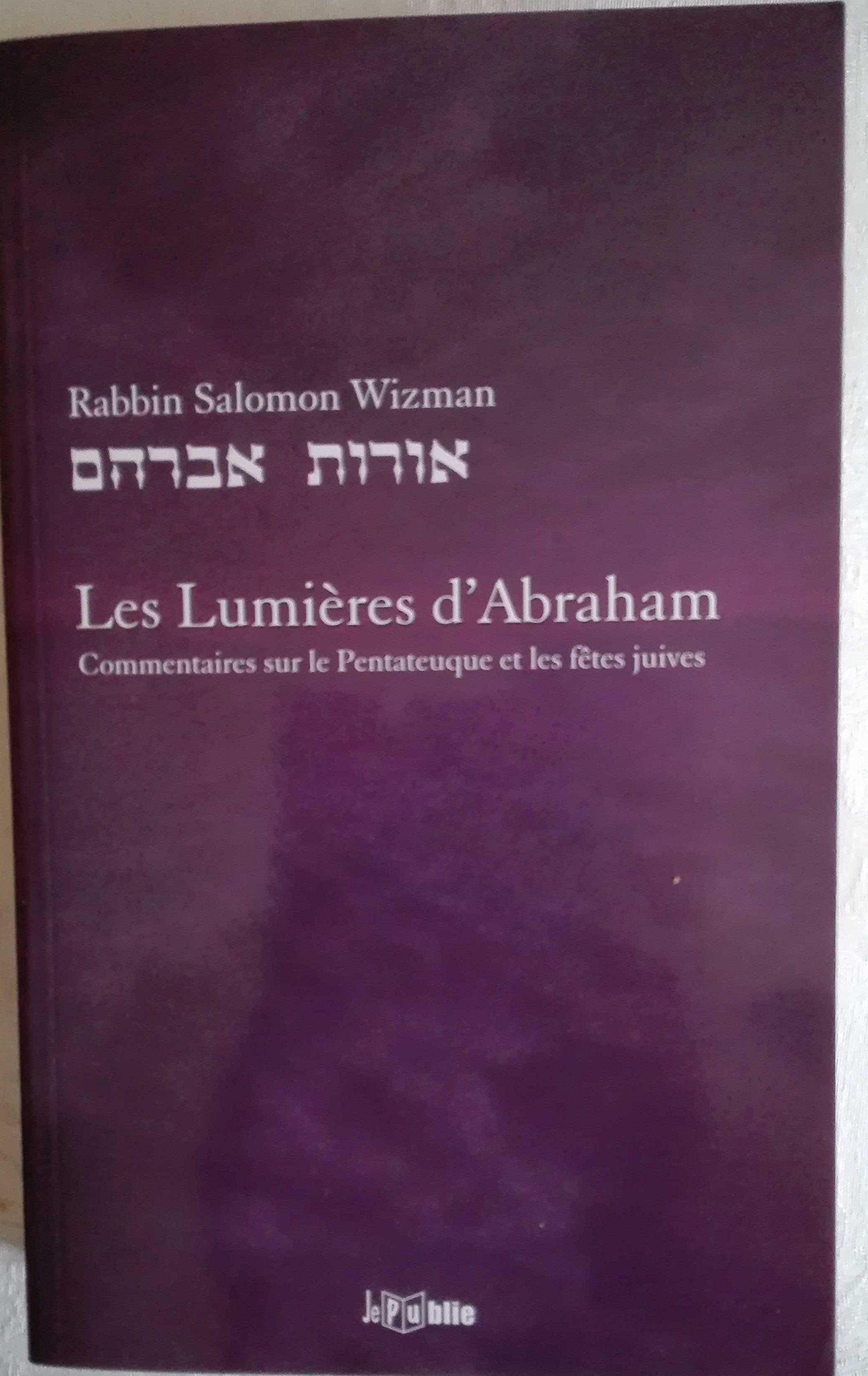 Les lumières d'Abraham: commentaires sur le Pentateuque et les fêtes juives book
