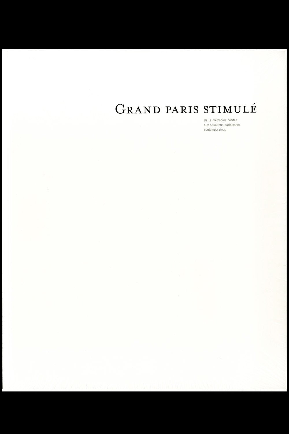 Grand Paris Stimulé book