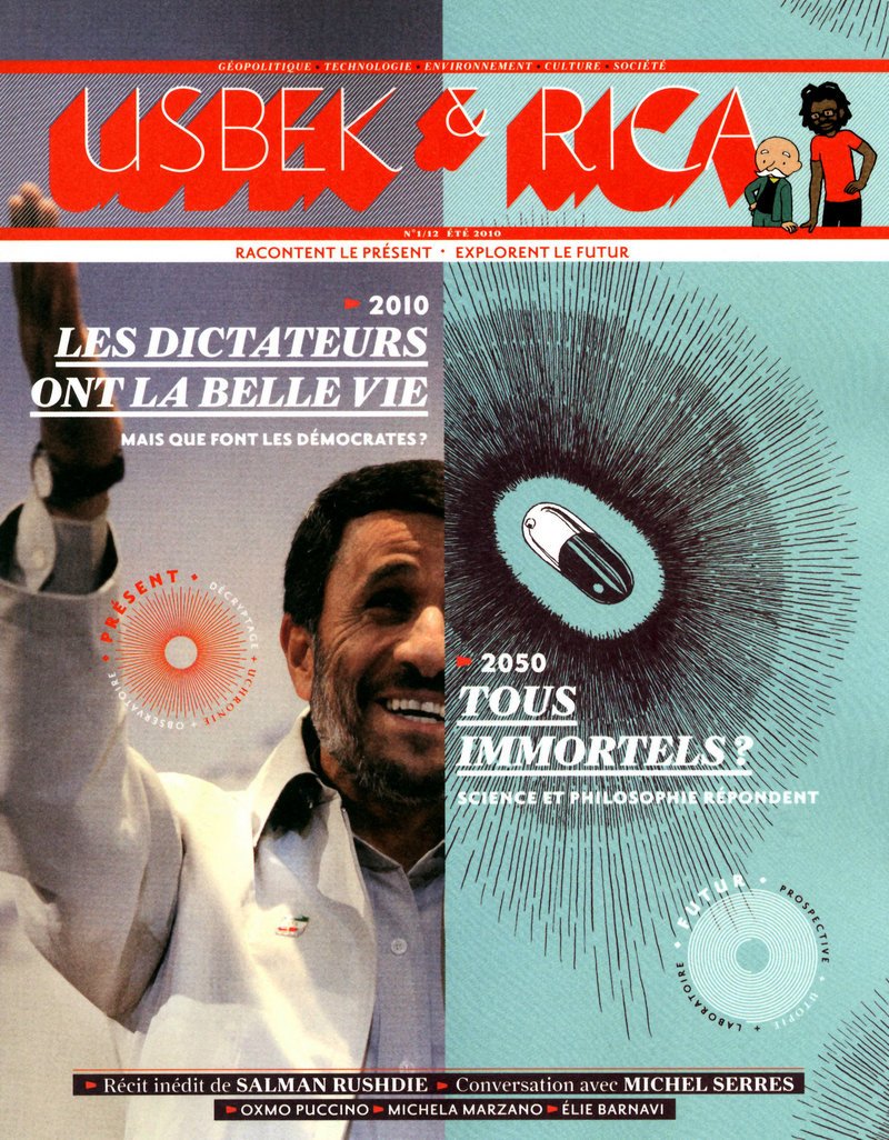 Usbek & Rica, N° 1/12, été 2010 : Les dictateurs ont la belle vie (2010); Tous immortels? (2050) Books