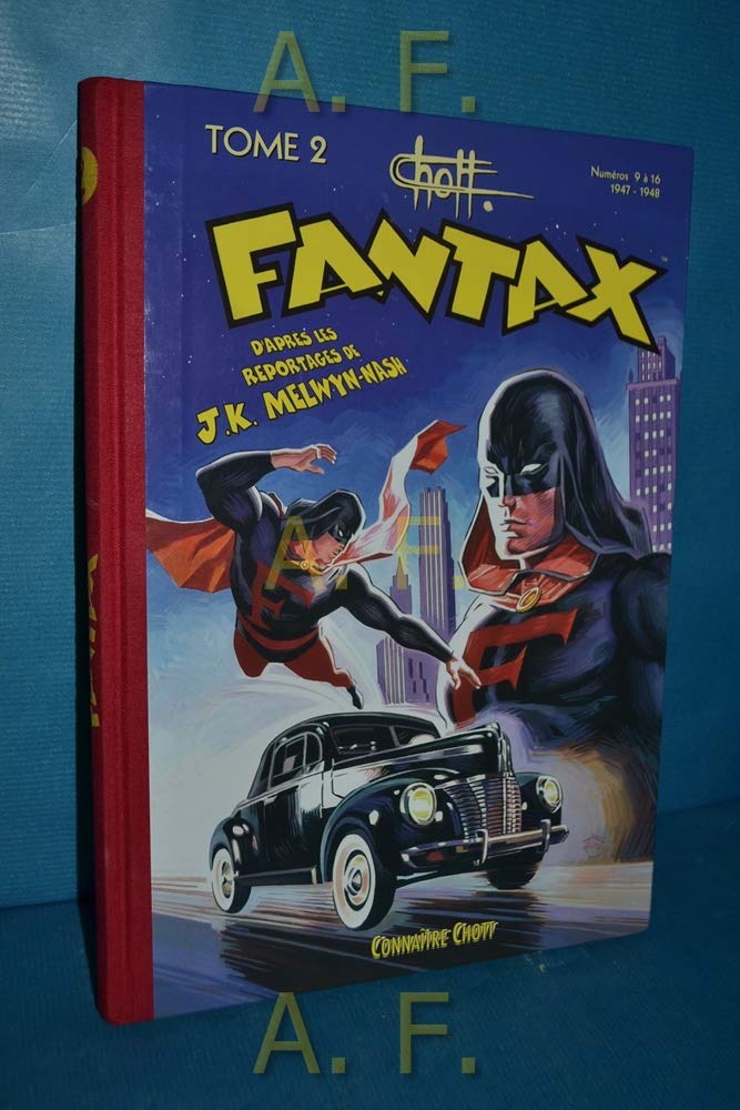 Fantax le Gentleman Fantôme, Tome 2, Numéros 9 à 16, 1947. Document pour l'histoire de la BD francaise. Books