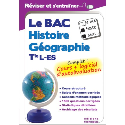 Je me teste sur... Le BAC Histoire-Géographie Tle L-ES (avec logiciel d'autoévaluation) book