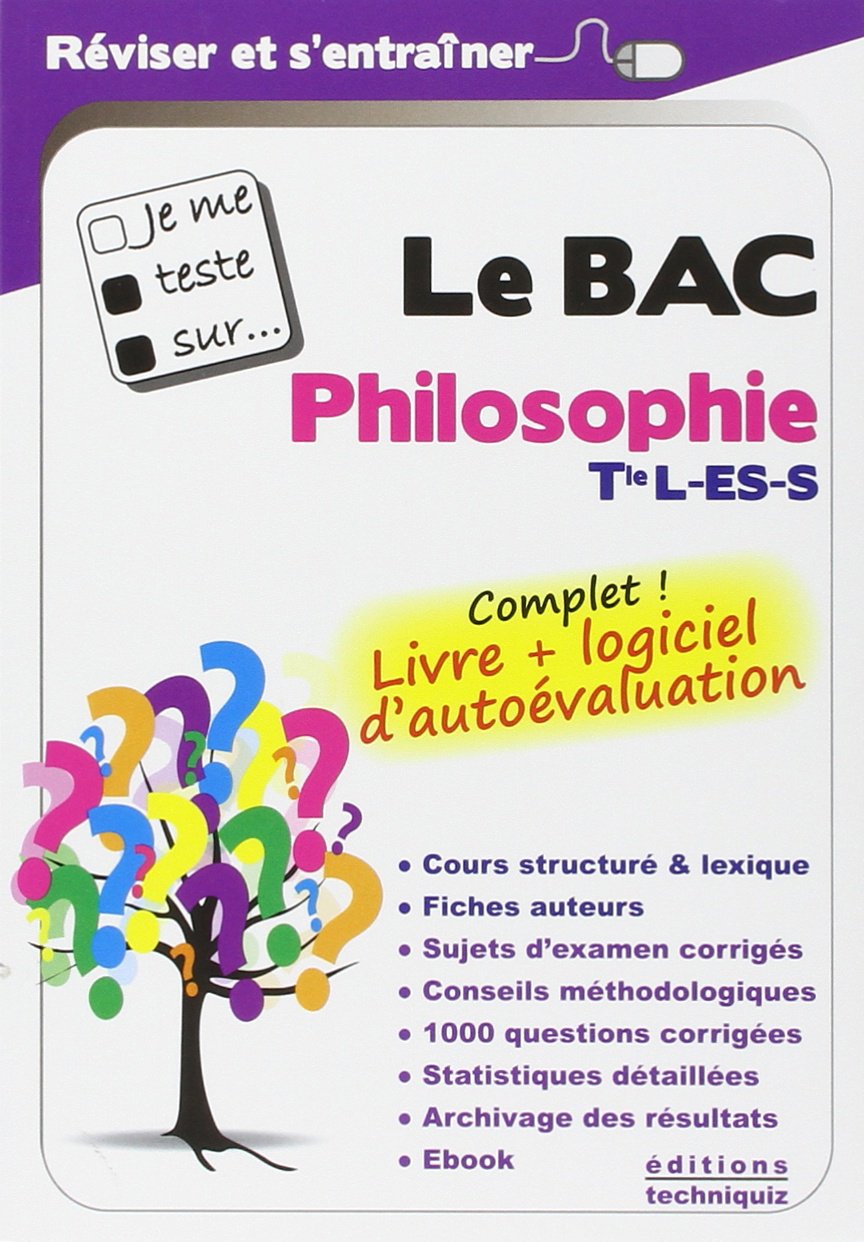Je me teste sur...le bac - philosophie tle l-es-s Books