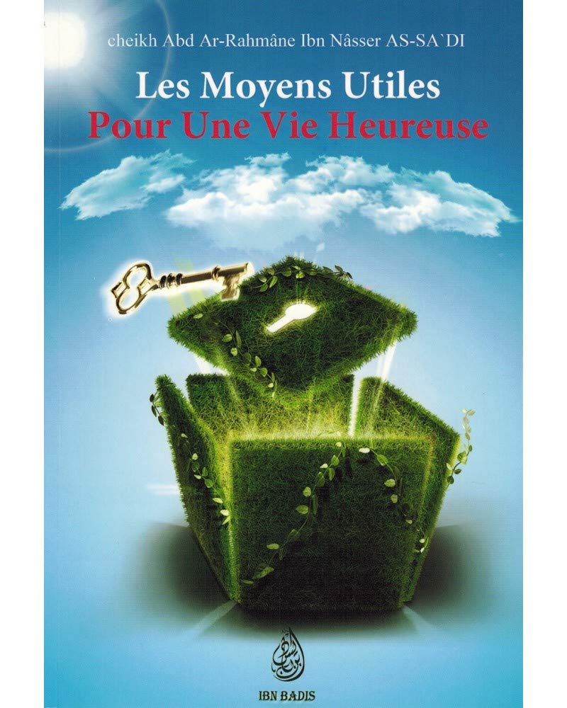 Les Moyens Utiles Pour Une Vie Heureuse francias/arabe book