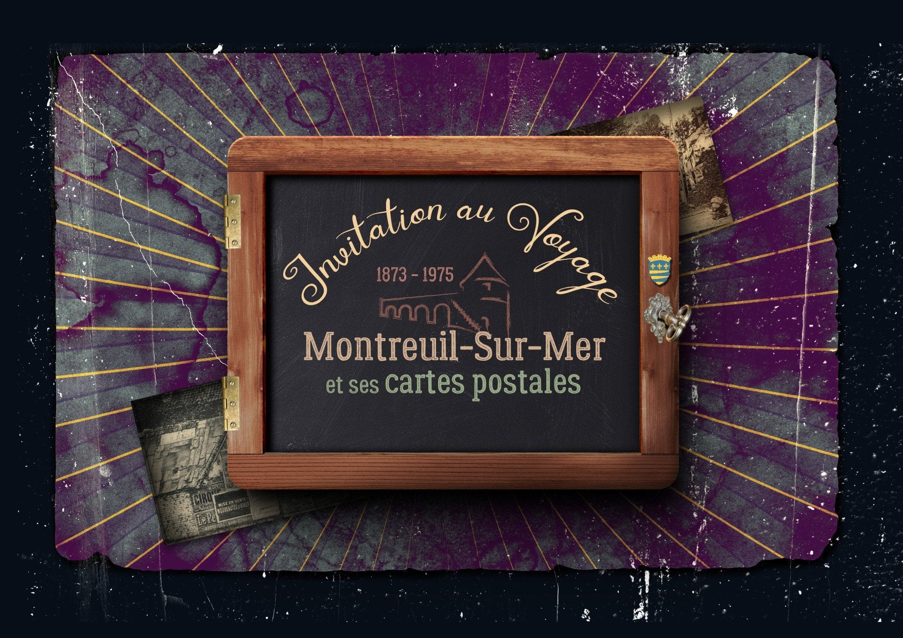 Livre CPA - MONTREUIL Sur Mer et ses Cartes Postales 1873-1975 (312p) cd