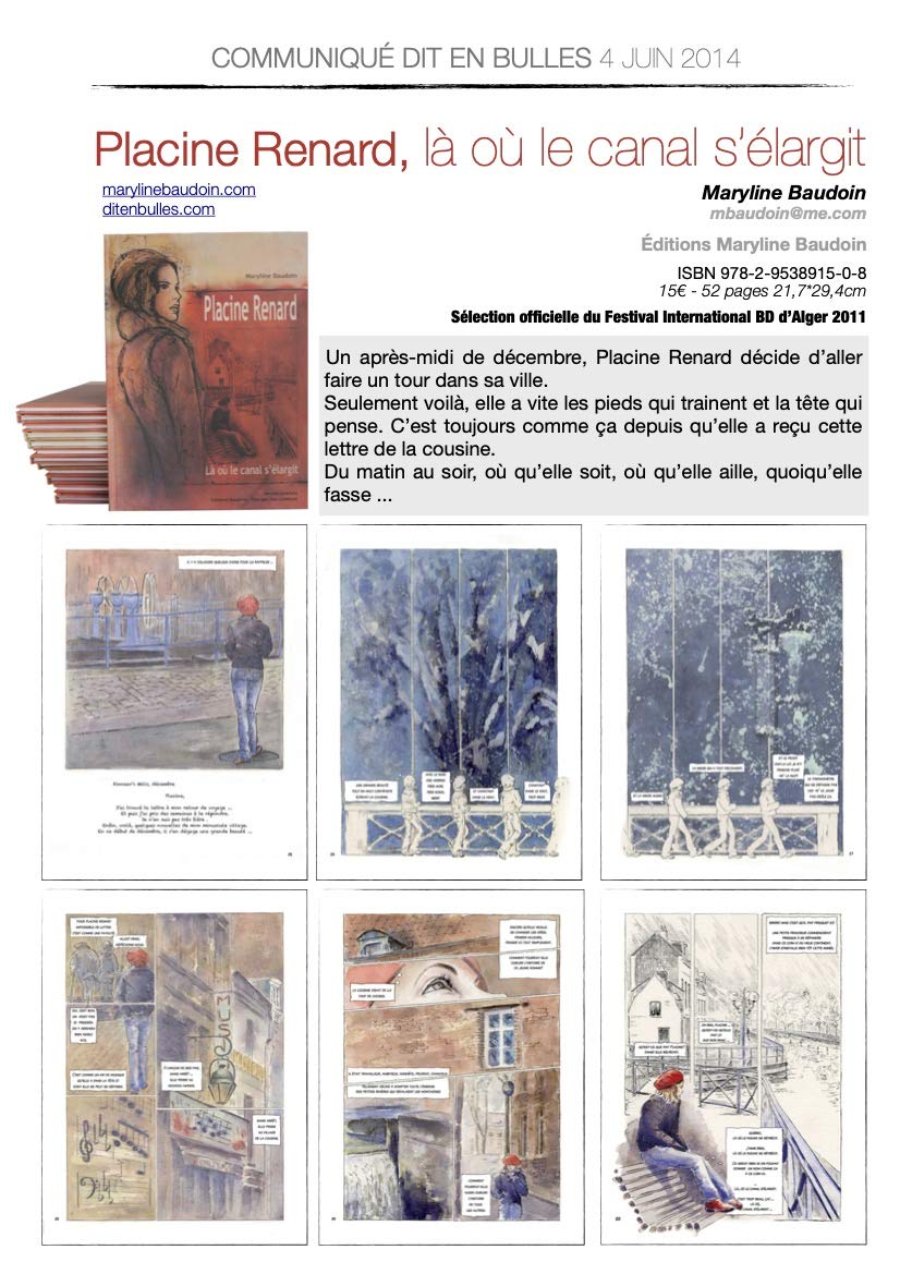 Placine Renard, là où le canal s'élargit book