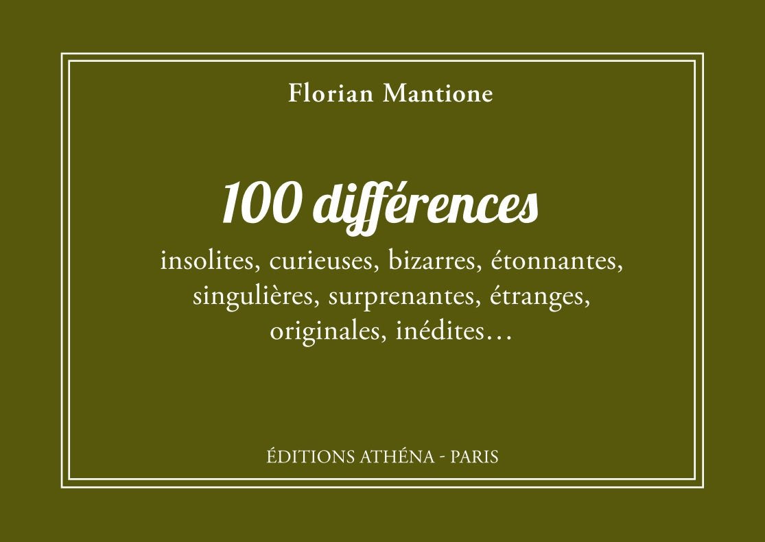 100 différences von Augustin VALERO et Loïc DOUYERE Book Books