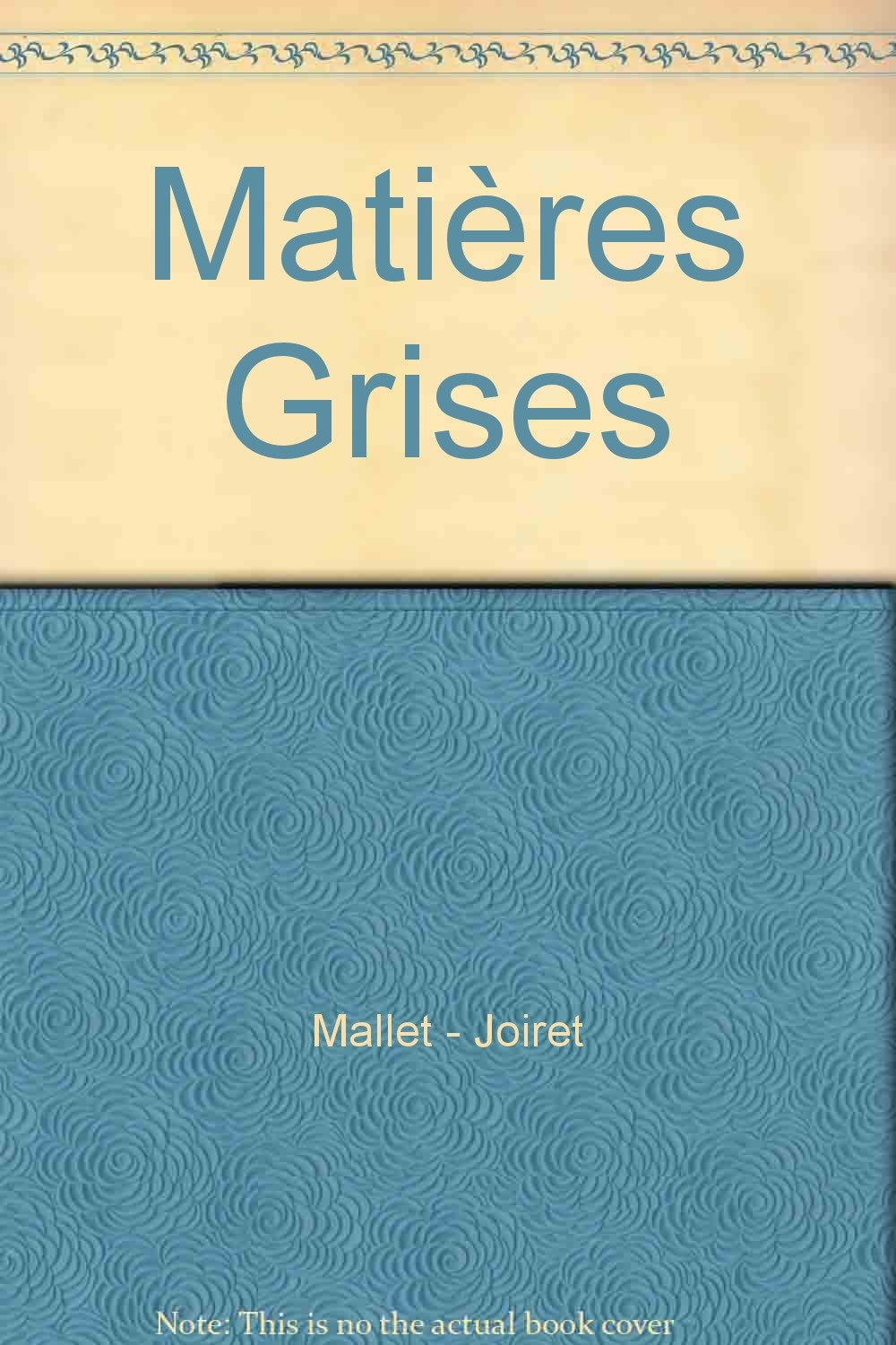 Product Image: MATIERES GRISES