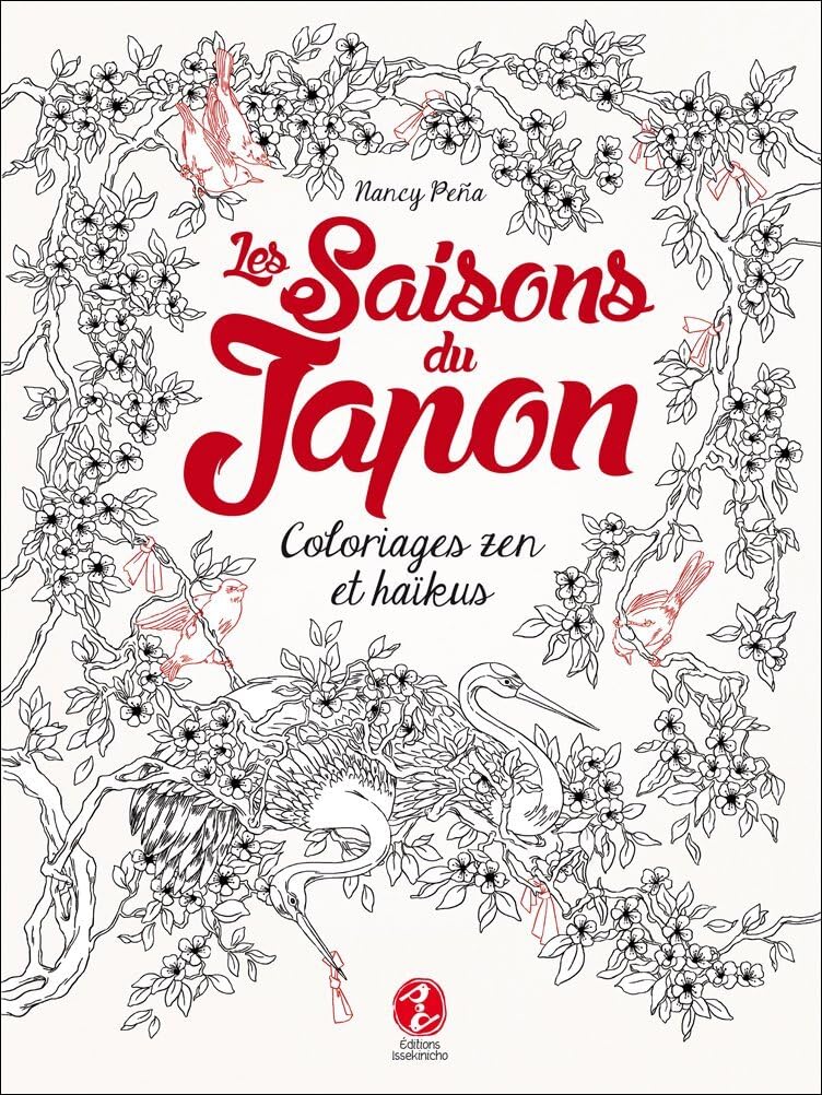 Les saisons du Japon : coloriages zen et haïkus book
