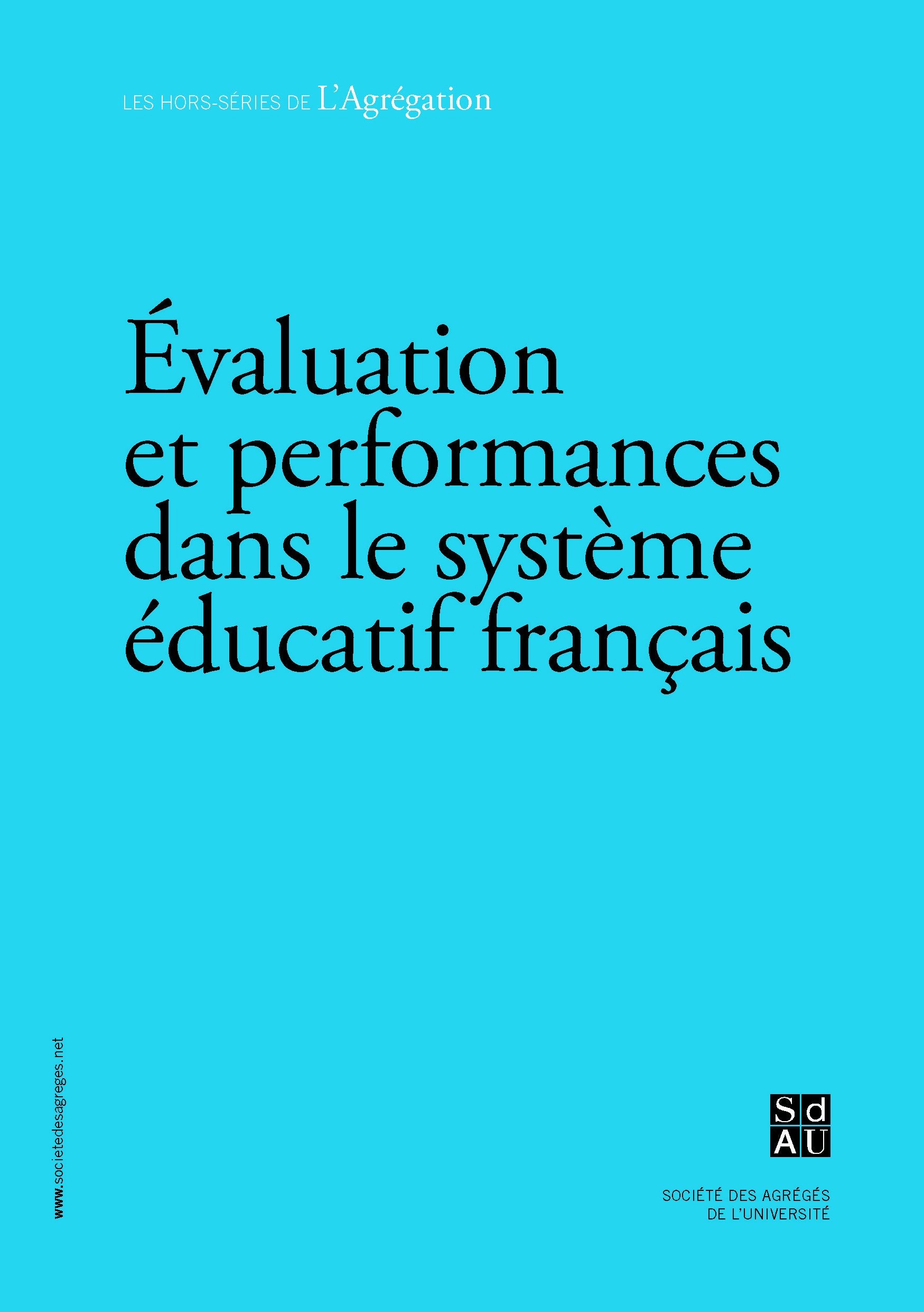 Evaluation et performances dans le système éducatif français book