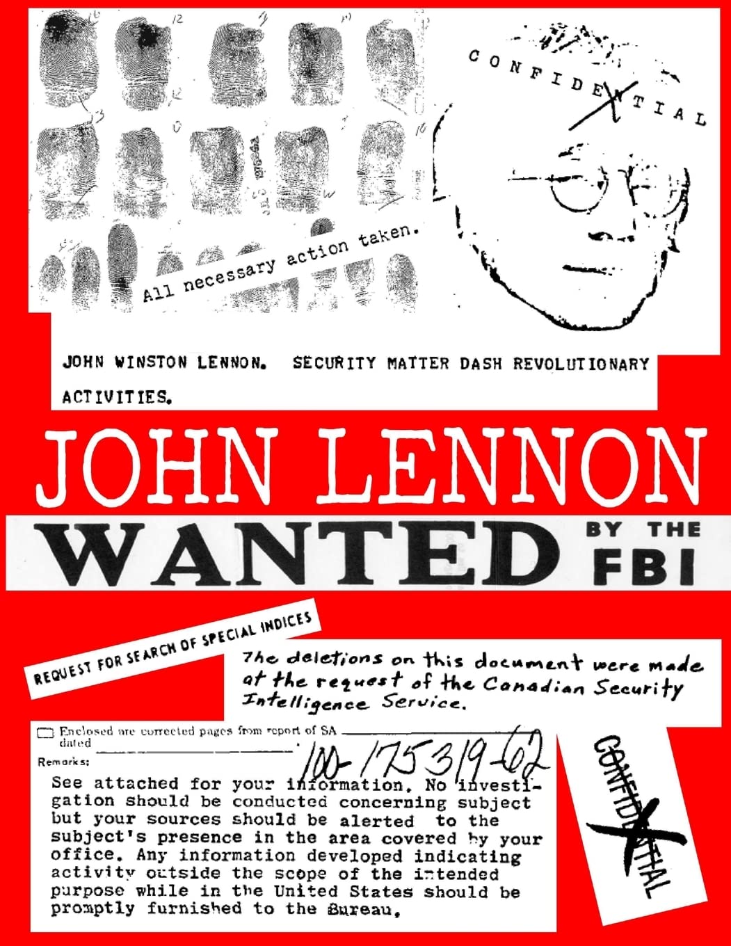 JOHN LENNON - Wanted by the FBI Memories