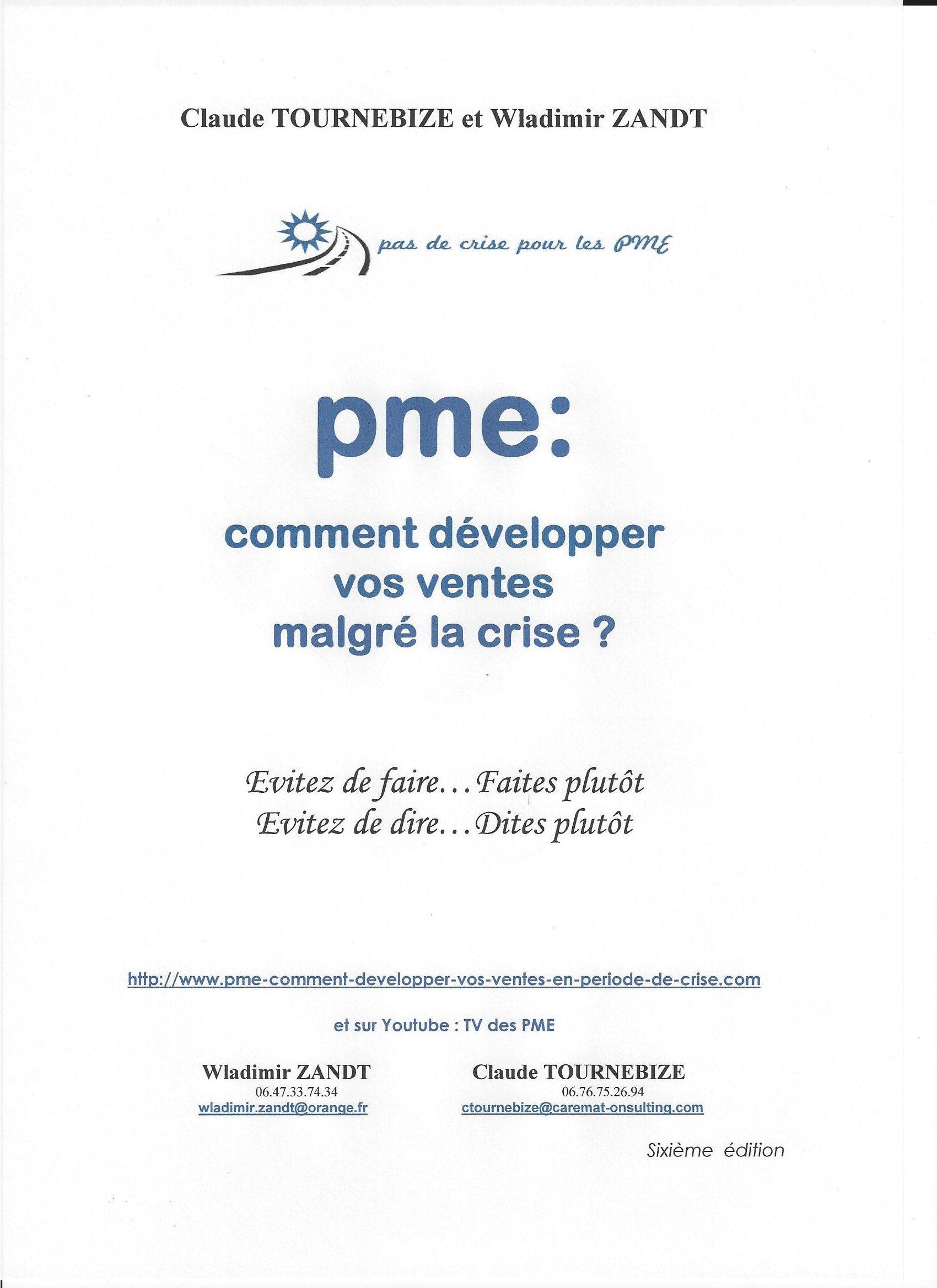 PME : comment développer vos ventes malgré la crise ? book
