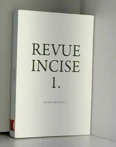 REVUE INCISE 1 (Qu'est-ce qu'un lieu ?) book