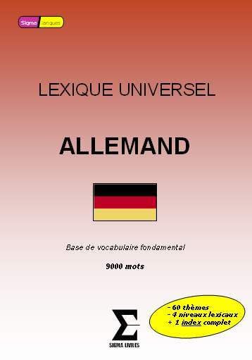 Lexique universel ALLEMAND book