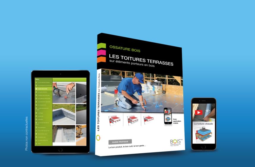 LES TOITURES TERRASSES : sur éléments porteur en bois Books