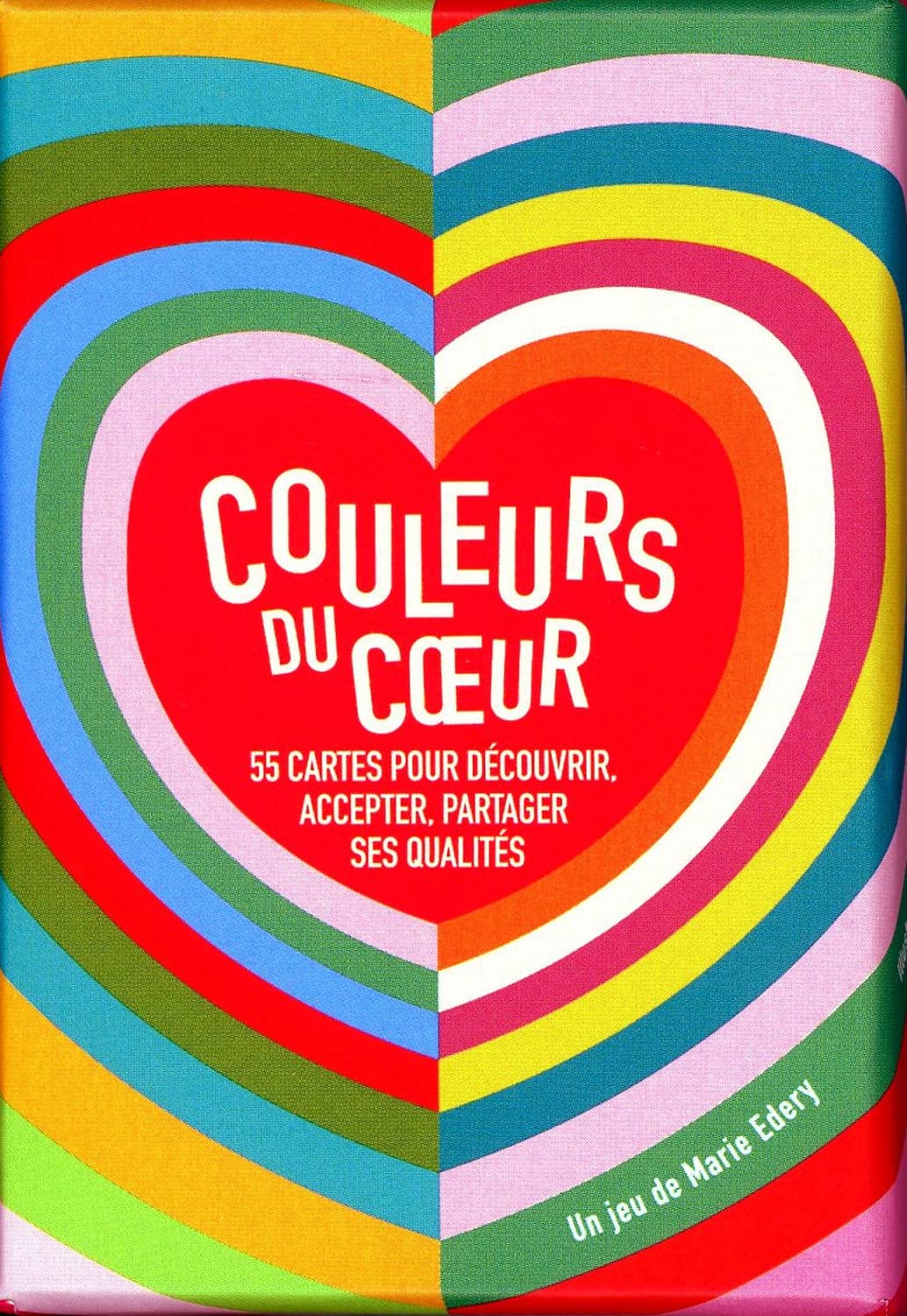 Couleurs du coeur - 55 cartes pour découvrir, accepter, partager ses qualités - Coffret Books