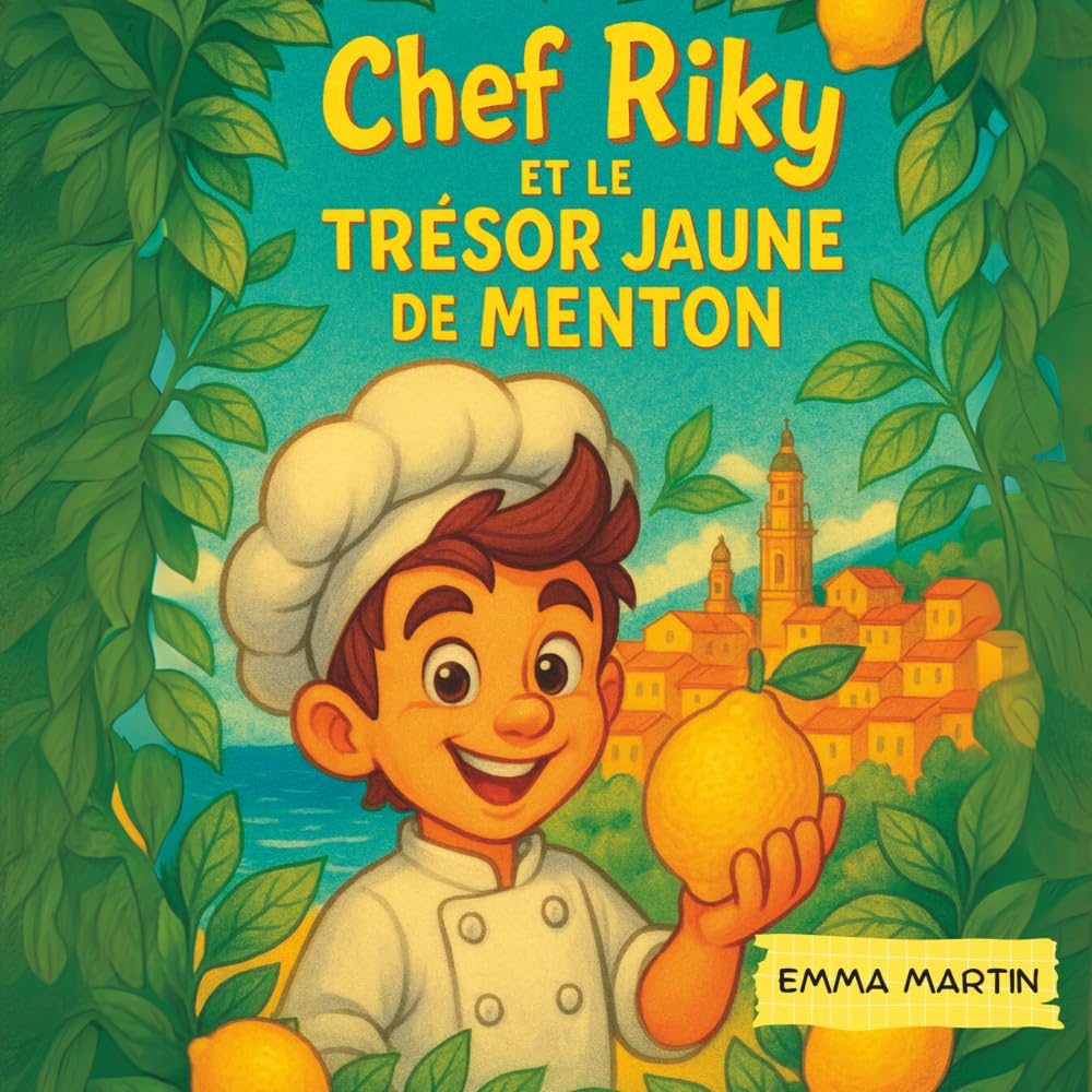 CHEF RIKY ET LE TRESOR JAUNE DE MENTON: Découvre le citron de Menton avec une recette simple, une histoire illustrée et des activités pour enfants dès 4 ans – apprendre la cuisine avec plaisir ! book