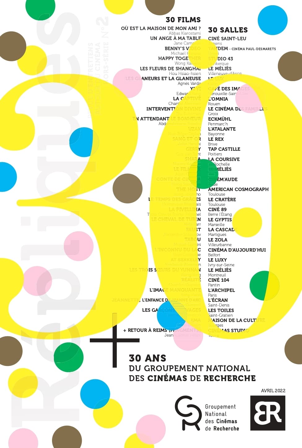 Répliques Hors-série n°2: 30 ans du Groupement National des Cinémas de Recherche Books