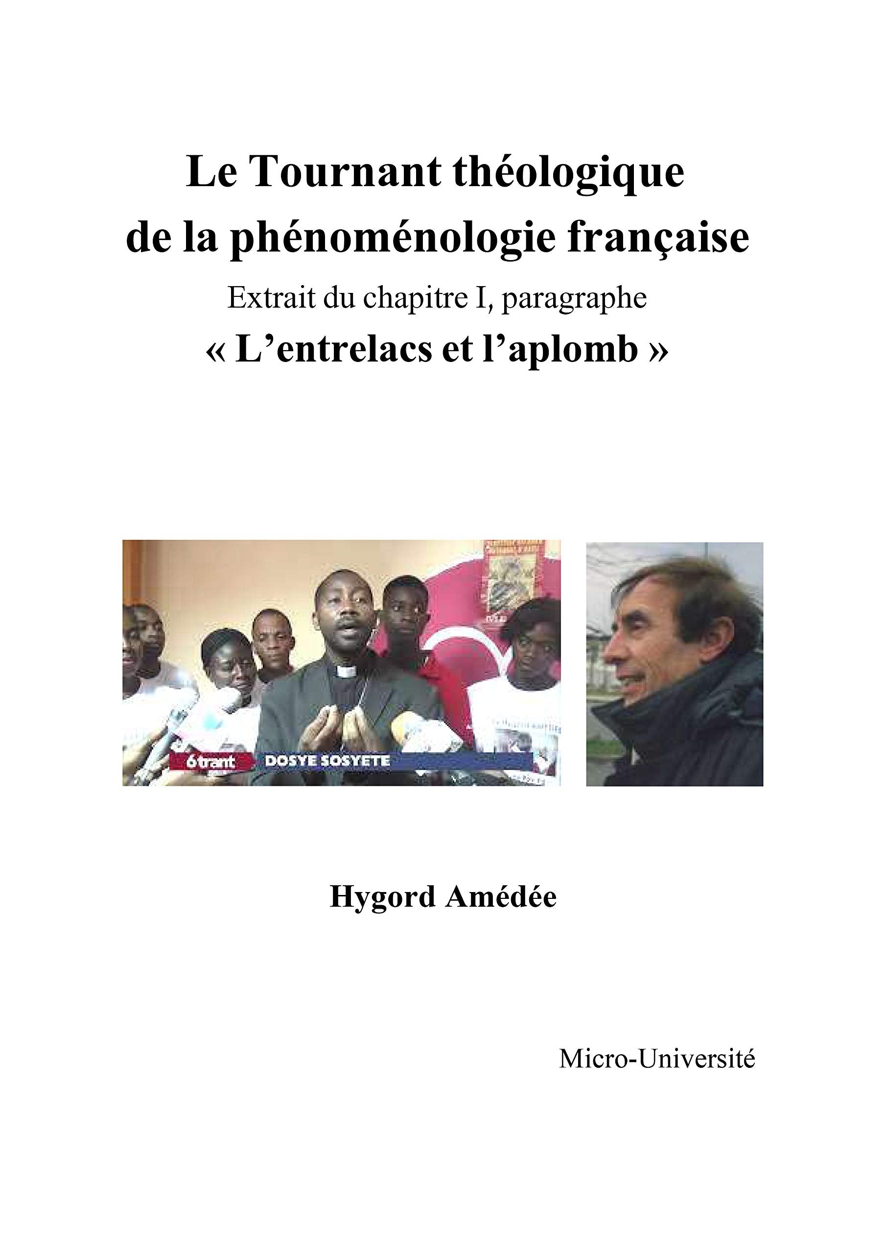 Le tournant théologique de la phénoménologie française book