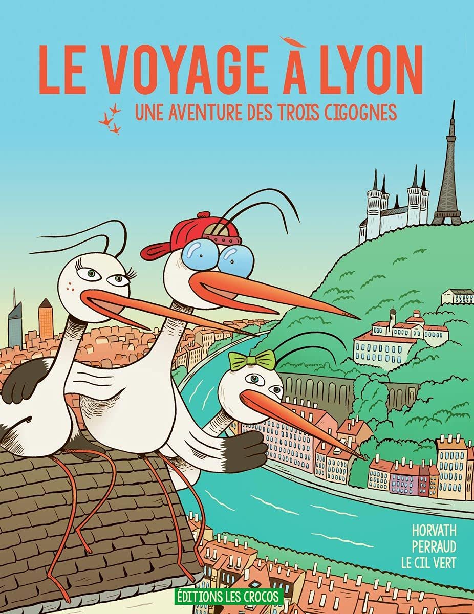 Le voyage à Lyon: Une aventure des trois cigognes Manga