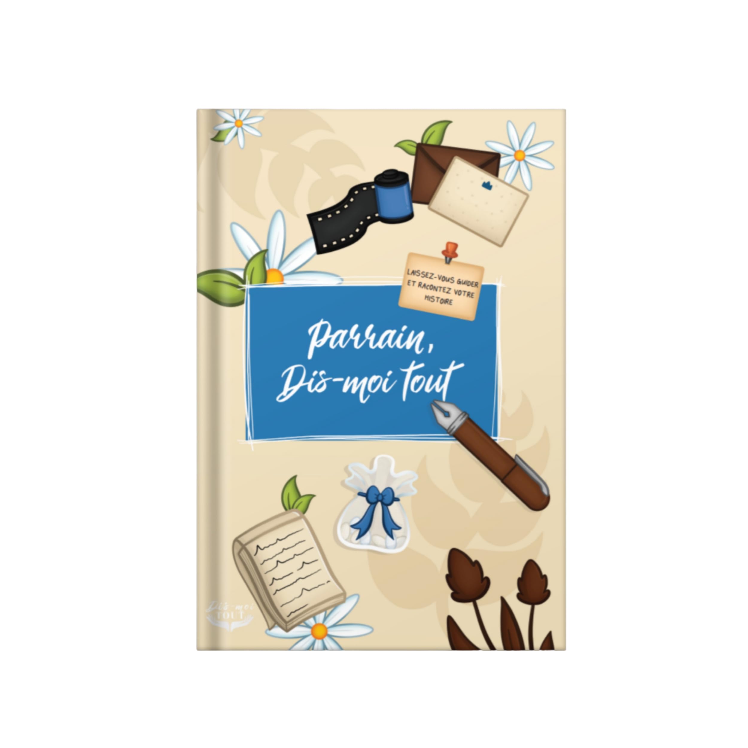 Livre Parrain, dis-moi tout" : Le journal original, partager histoire, mémoire, et souvenir de la vie. Cadeau pour Mieux connaître, Offrir pour anniversaire, fête, baptème & Noël. Raconter, compléter Children's books
