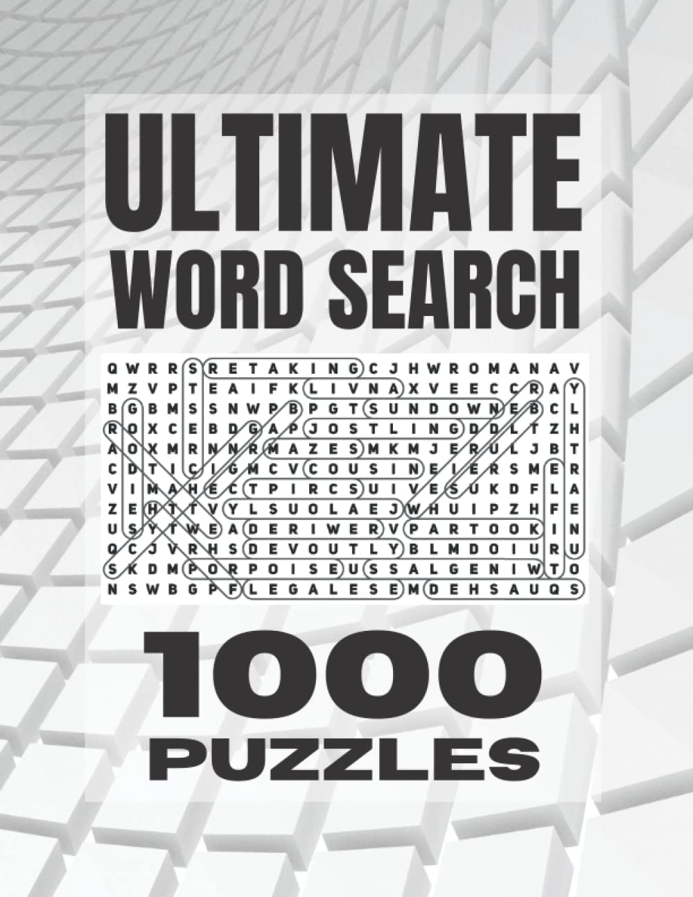 Ultimate Word Search: 1000 Puzzles, Giant Word Search Book for Adults Leisure & Fun