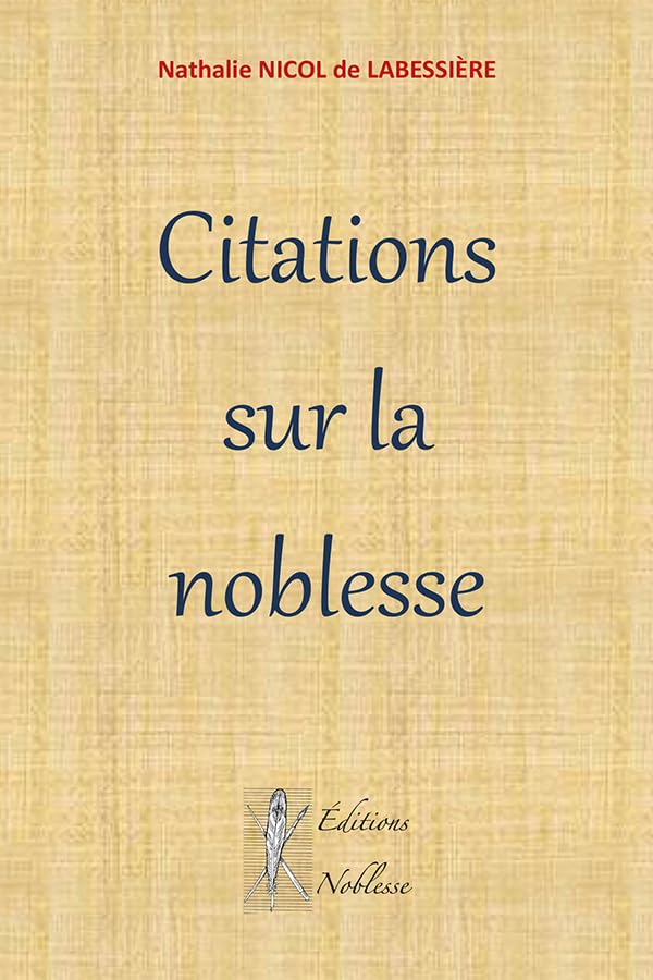 Citations sur la noblesse book
