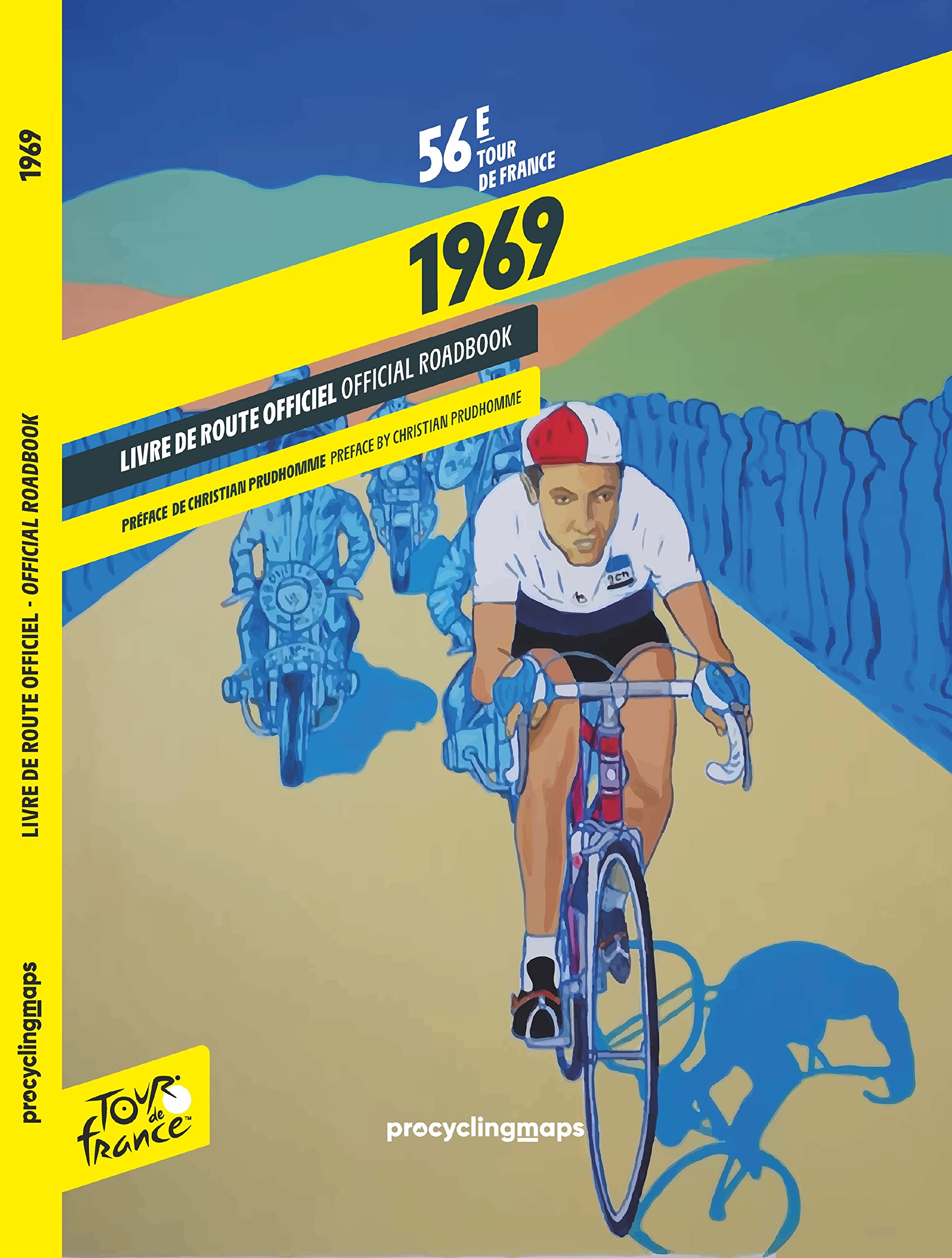 Tour de France 1969 - Livre de route officiel / Official roadbook Coffee Table Books