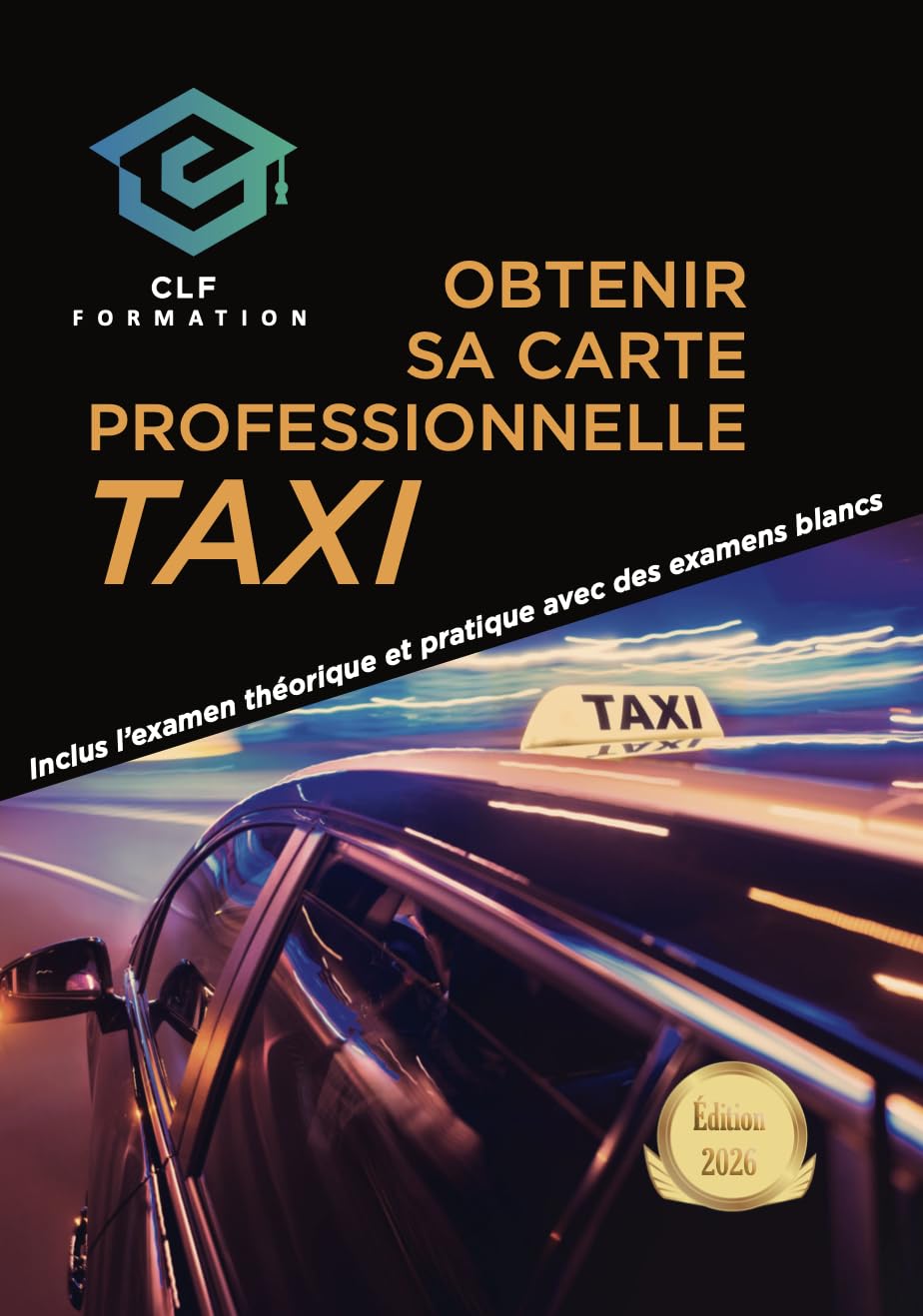 Examen TAXI 2026 – Guide complet avec examens blancs officiels pour obtenir sa carte professionnelle Children's books