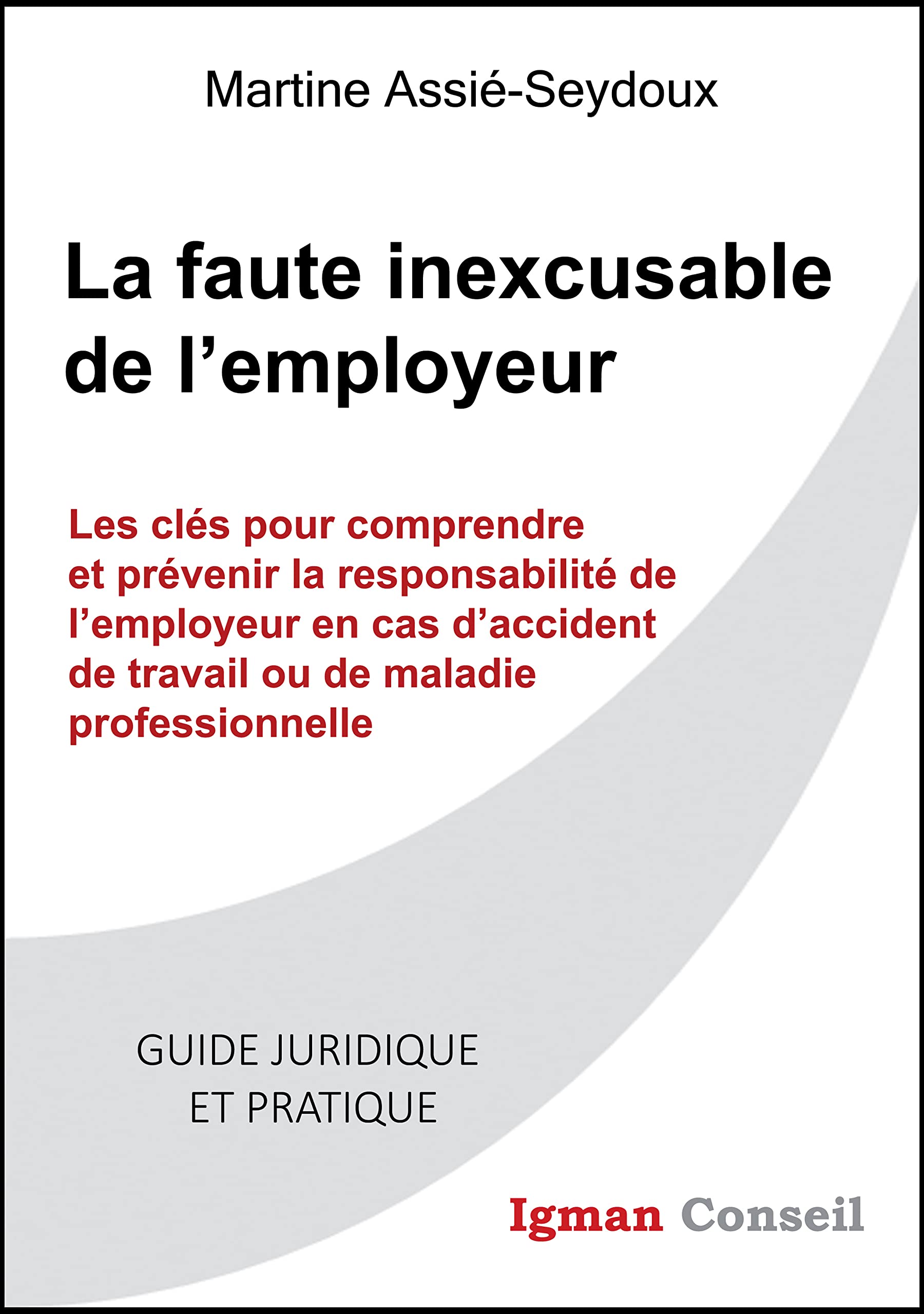 La faute inexcusable de l'employeur: Les clés pour comprendre et prévenir la responsabilité de l’employeur en cas d’accident de travail book