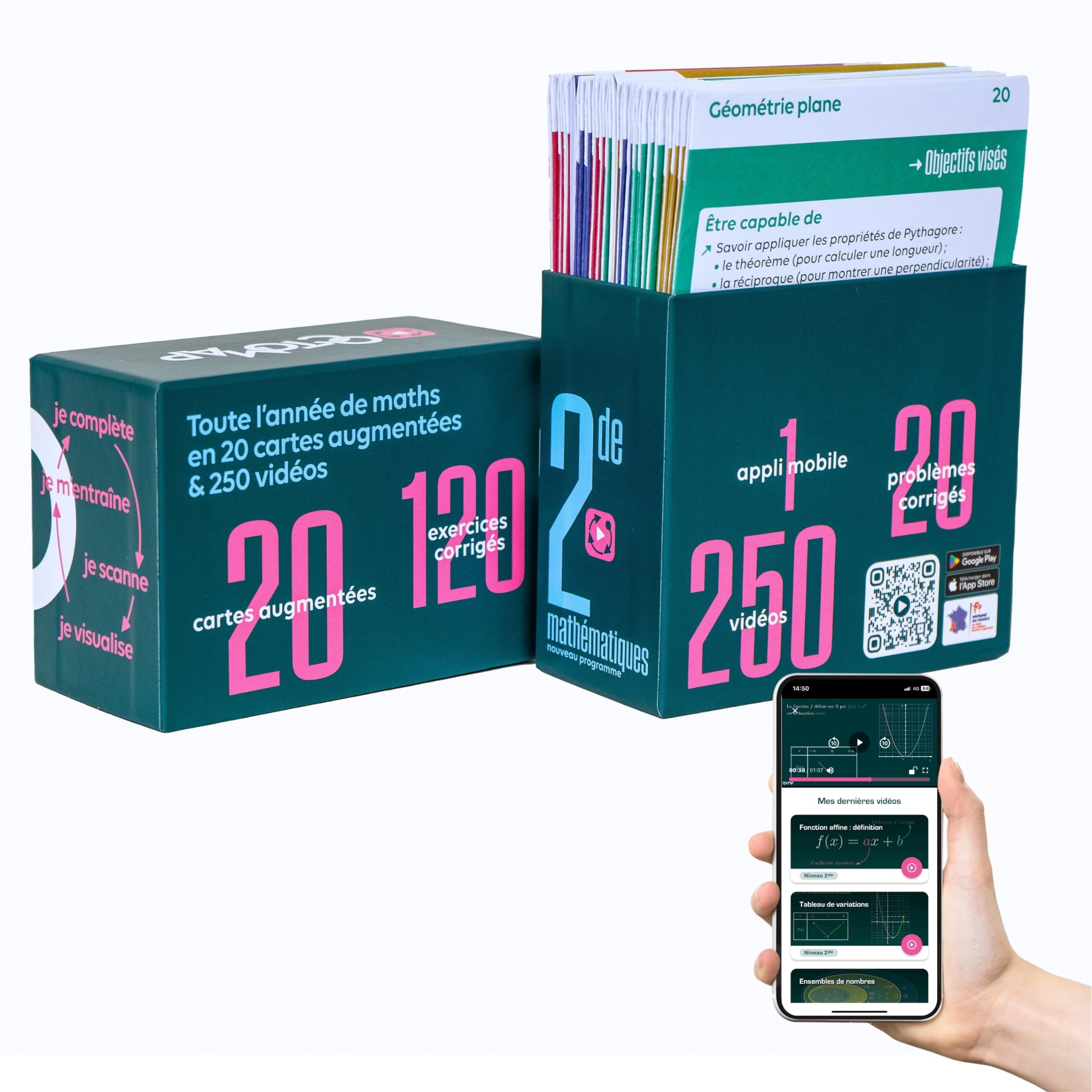OCTOMAP Maths Seconde Générale – Tout le programme de 2de en cartes mentales augmentées: Leçons claires, exercices par niveau, 250 vidéos, appli mobile. Clarté, confiance, autonomie book