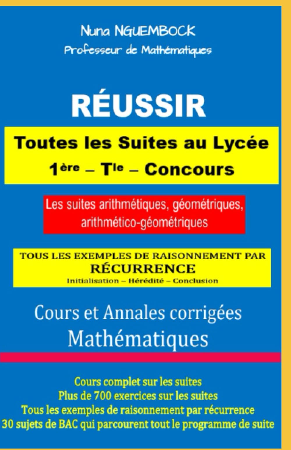 Toutes les Suites du Lycée Première et Terminale et aux Concours CPGE book