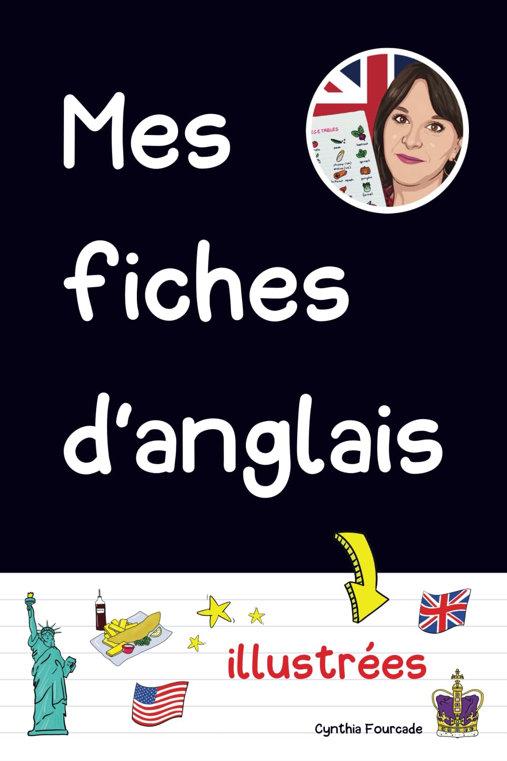 Mes fiches d'anglais illustrées Foreign Languages ​​& Dictionaries