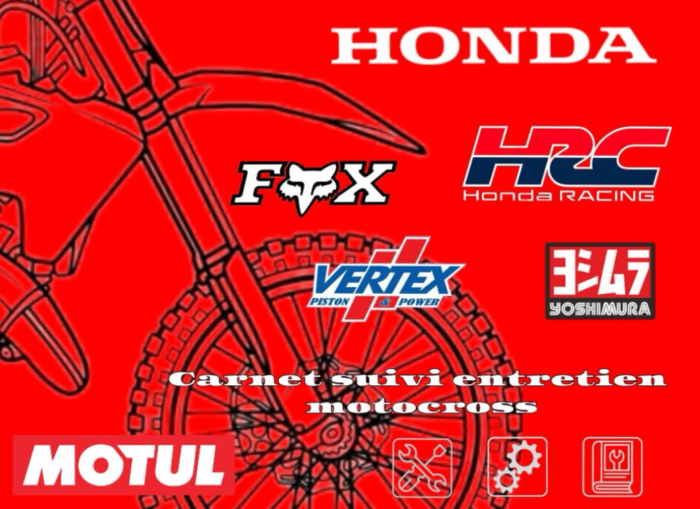 Carnet suivi entretien motocross book