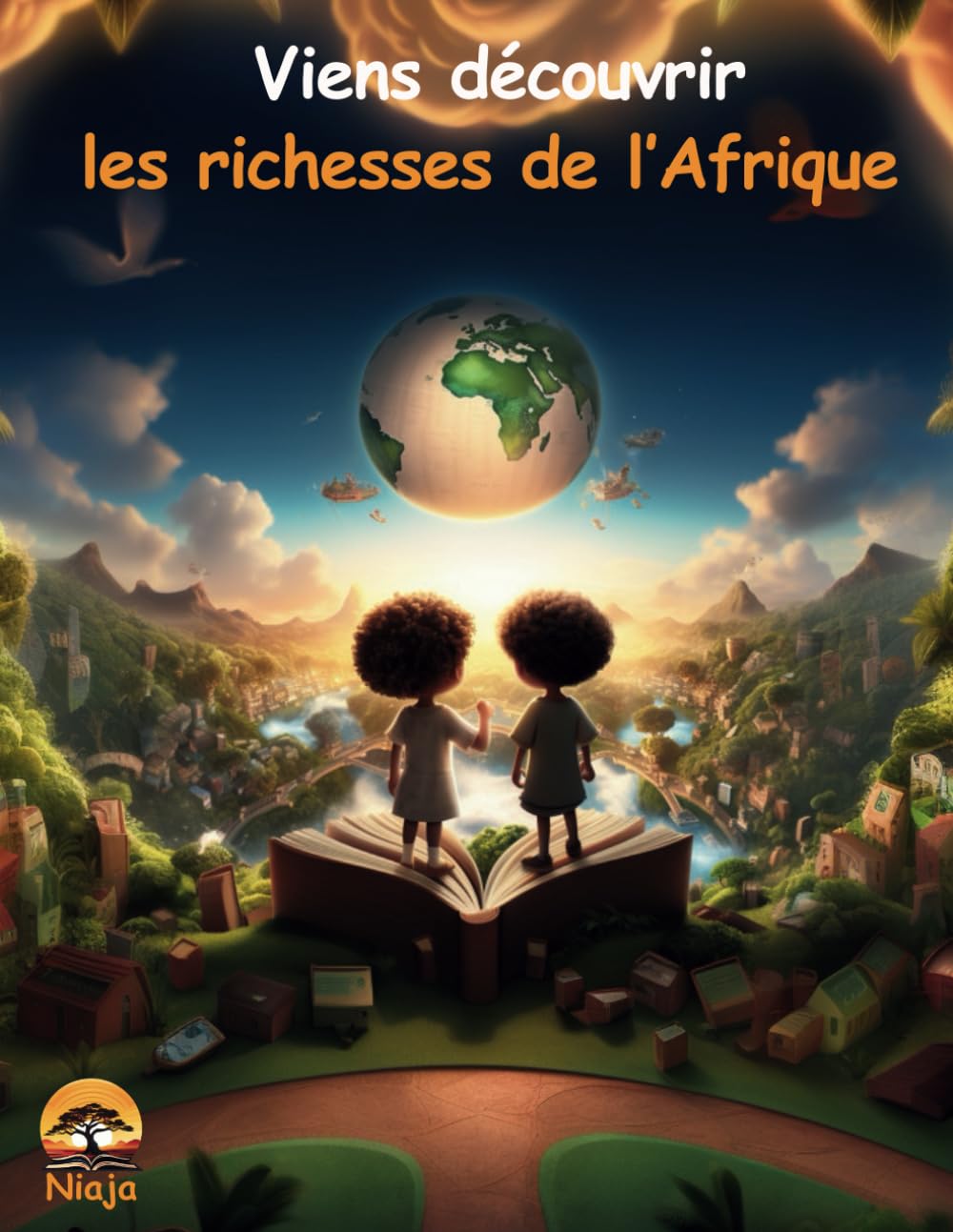 Viens découvrir les richesses de l'Afrique: Les richesses naturels et minières de 30 pays d'Afriques Manga