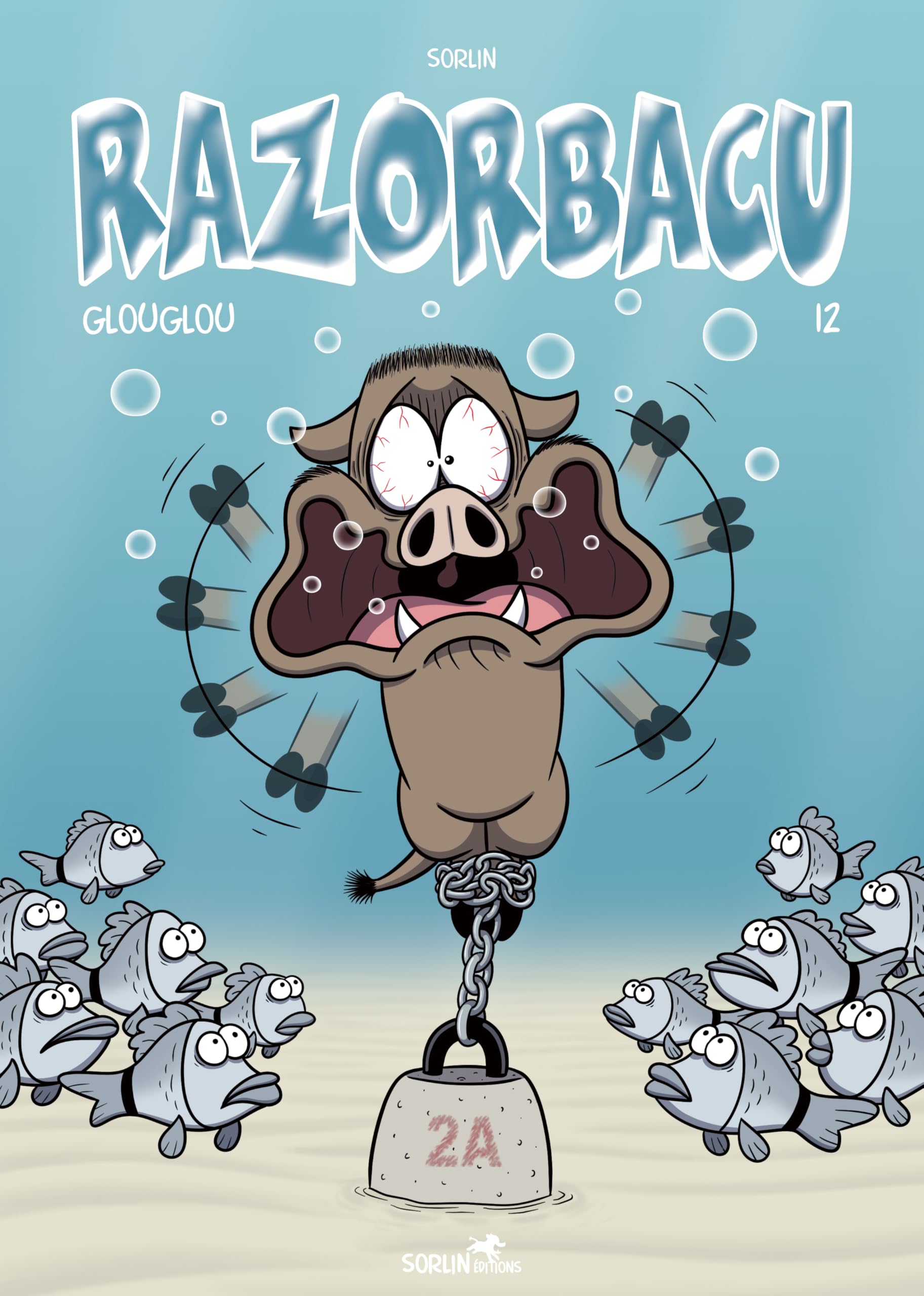 Razorbacu Tome 12 - Glouglou: Bande dessinée humoristique. Livre pour petits et grands, facile à lire, drôle et amusant ! book