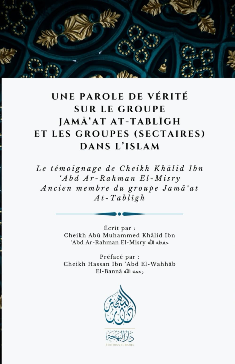Une parole de vérité book