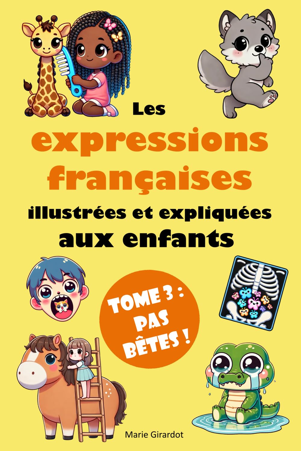Les expressions françaises illustrées et expliquées aux enfants - Tome 3 : Pas bêtes ! book