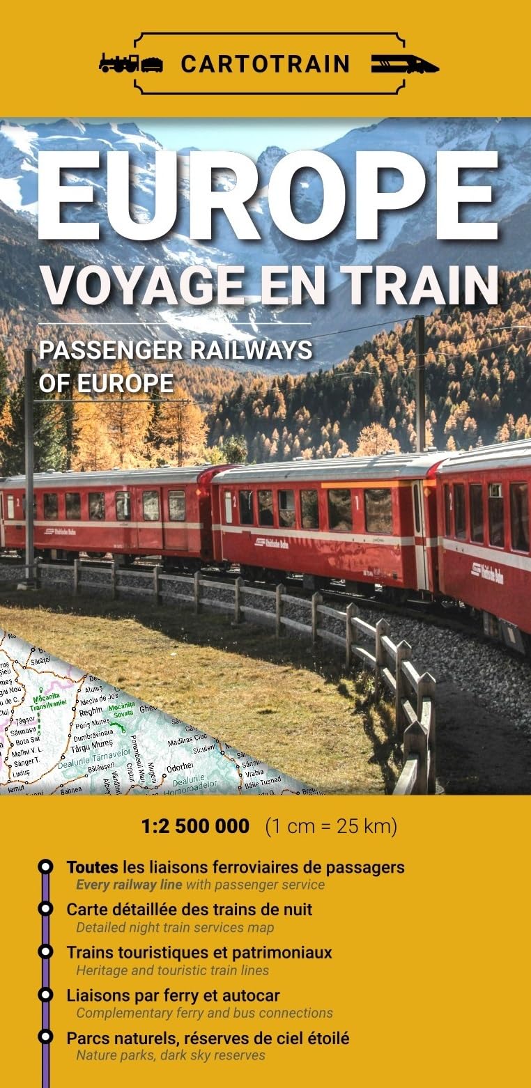 Europe - Voyage en Train Geology & Geography