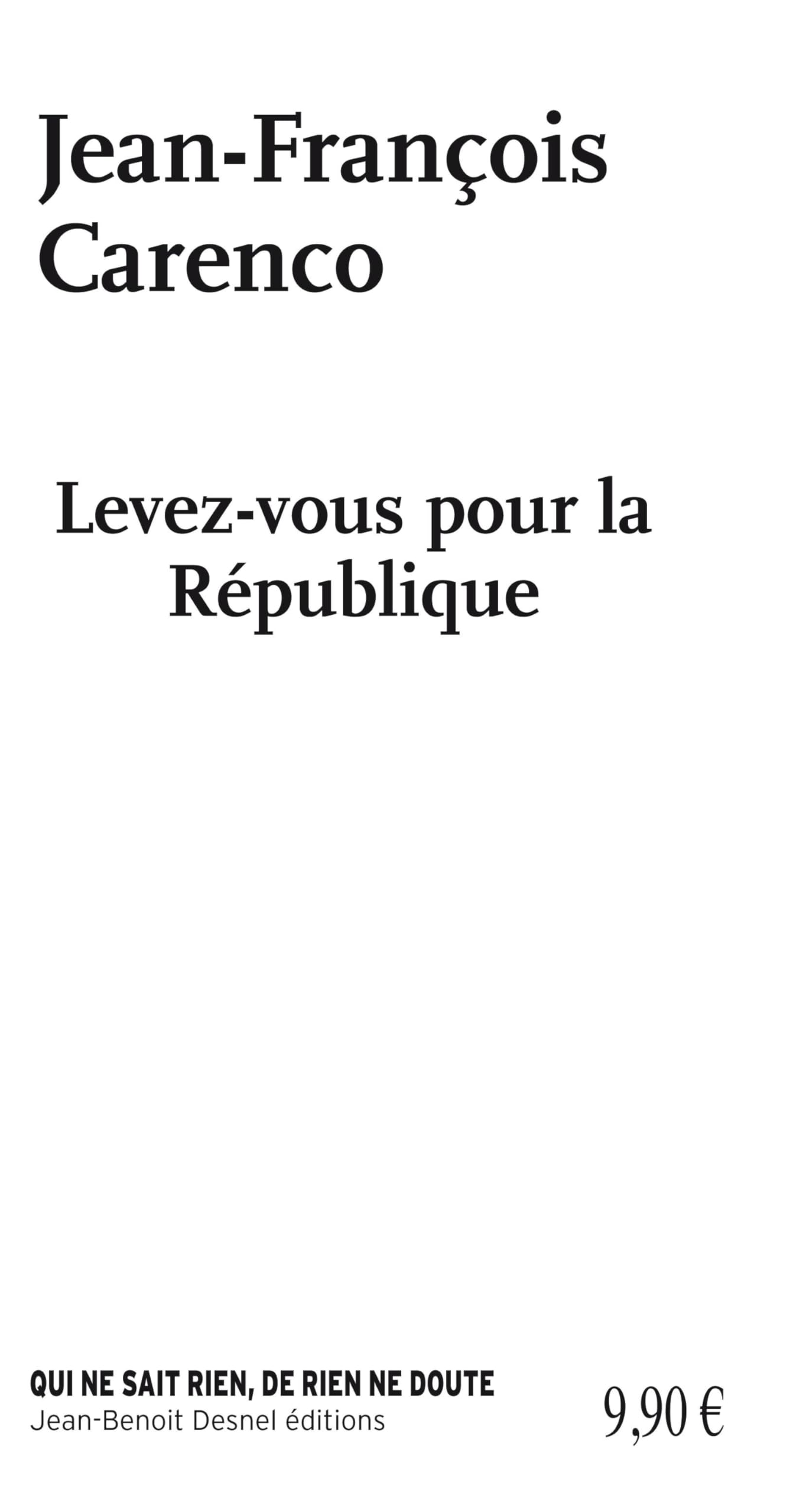 Levez-vous pour la République: 2024 book