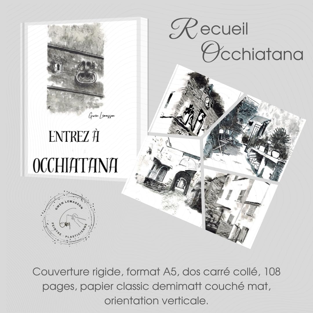 Recueil de dessins du village d'Occhiatana, Haute-Corse book