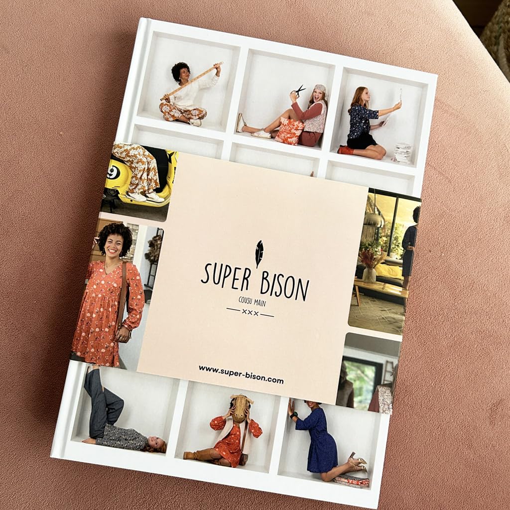 Livre de patrons de couture : Je couds mes premiers vêtements avec Super Bison book