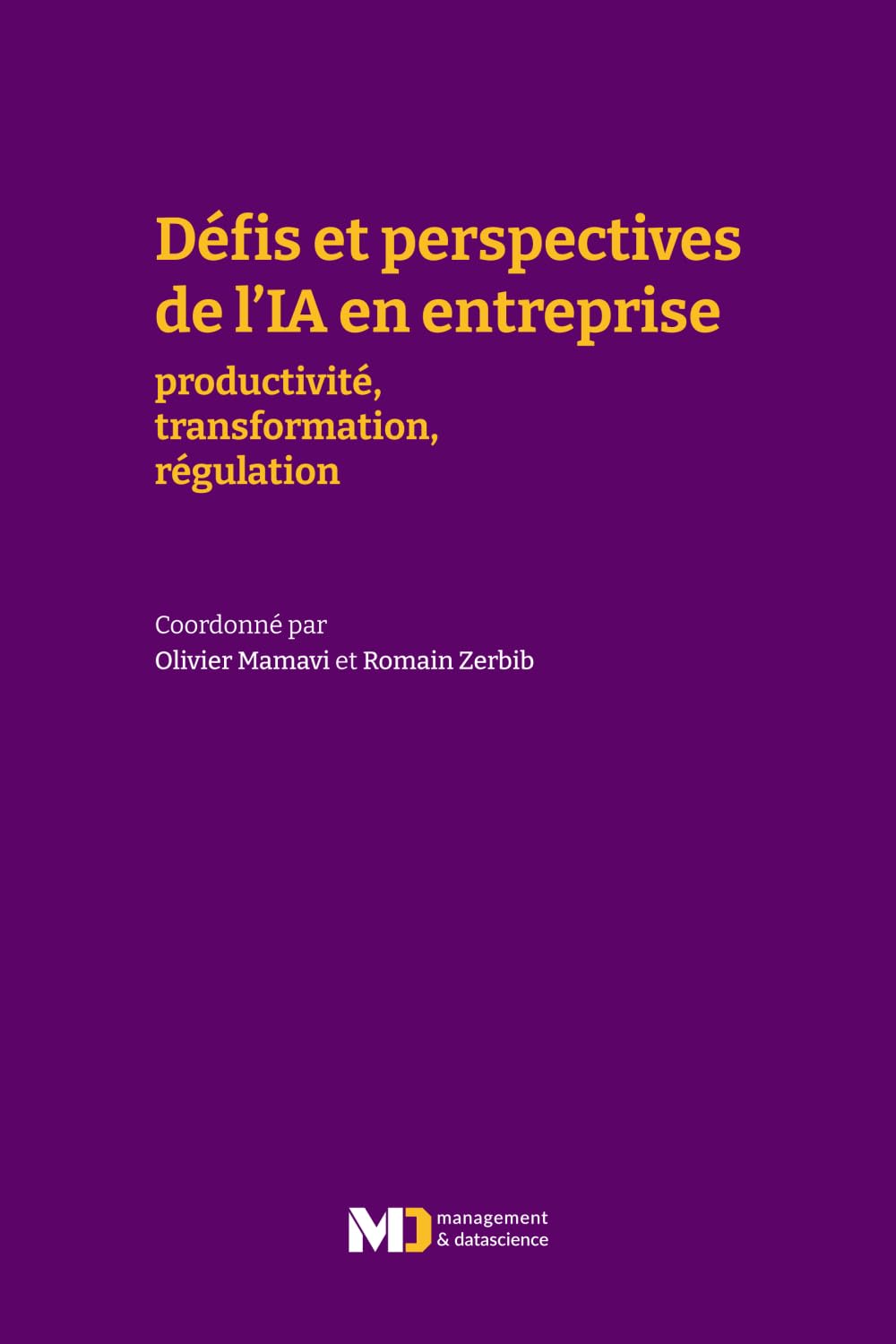 Défis et perspectives de l’IA en entreprise: productivité, transformation, régulation book