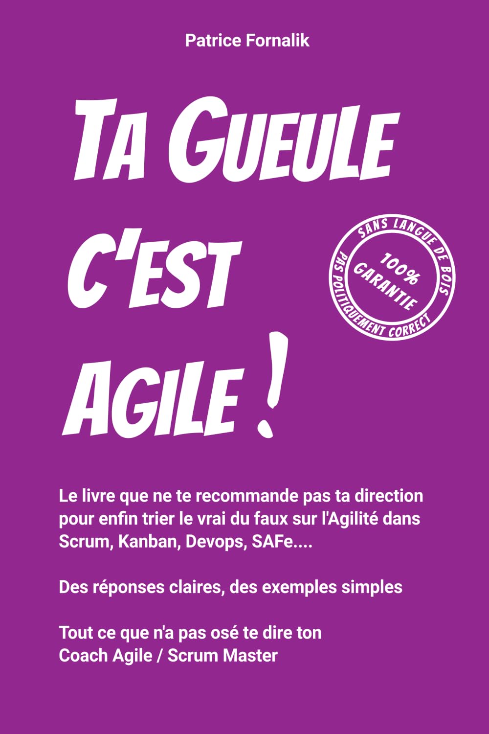 Ta gueule c'est Agile !: Le livre que ne te recommande pas ta direction pour enfin trier le vrai du faux sur L'agilité dans Scrum, Kanban, Devops, SAFe … Business, Finance & Career