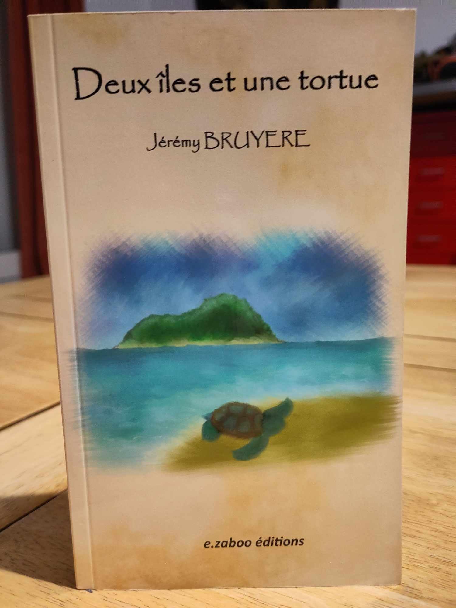 Deux îles et une tortue, Roman Initiatique par Jérémy Bruyere, Éditions e.zaboo book