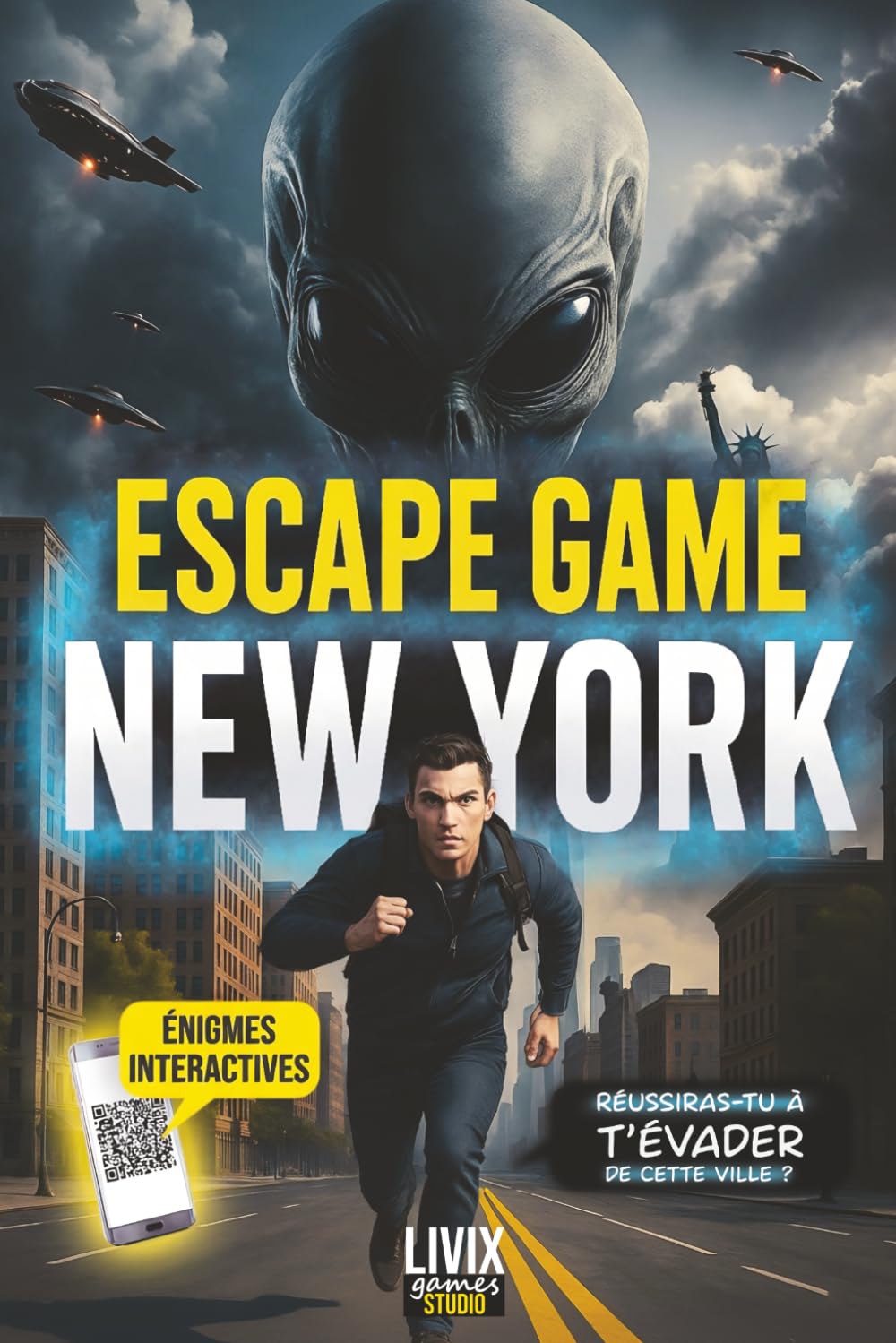 Escape game New York: Un livre interactif mêlant casse-têtes et énigmes, destiné aux adultes et aux ados passionnés de mystères, de suspense et de jeux d’esprit book