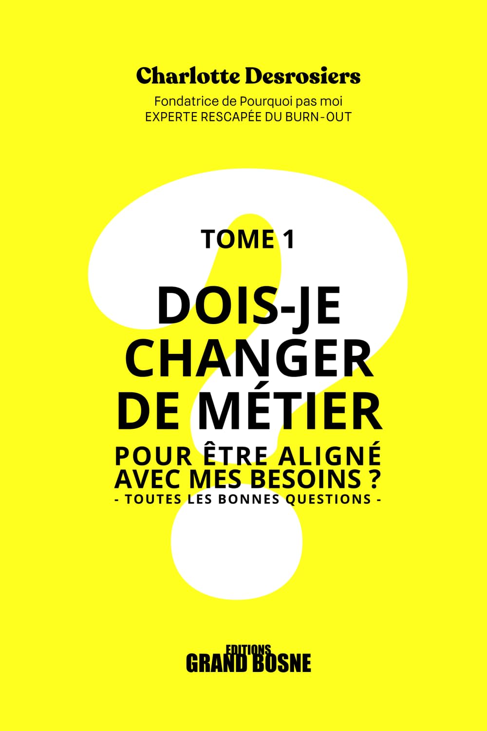 Dois-je changer de métier pour être aligné avec mes besoins ?: Toutes les bonnes questions book