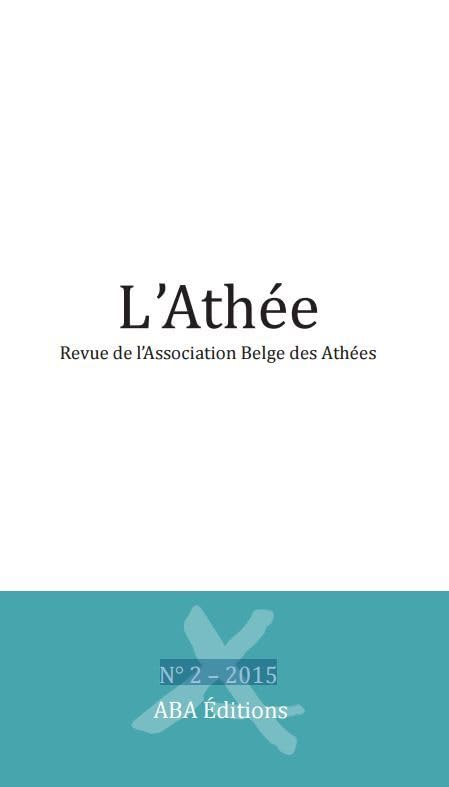 L'athee. revue de l'association belge des athees. n 2 - 2015 Books
